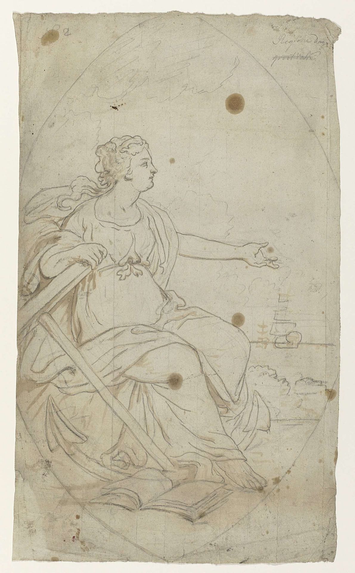 Allegorie op de scheepvaart by Abraham van Strij