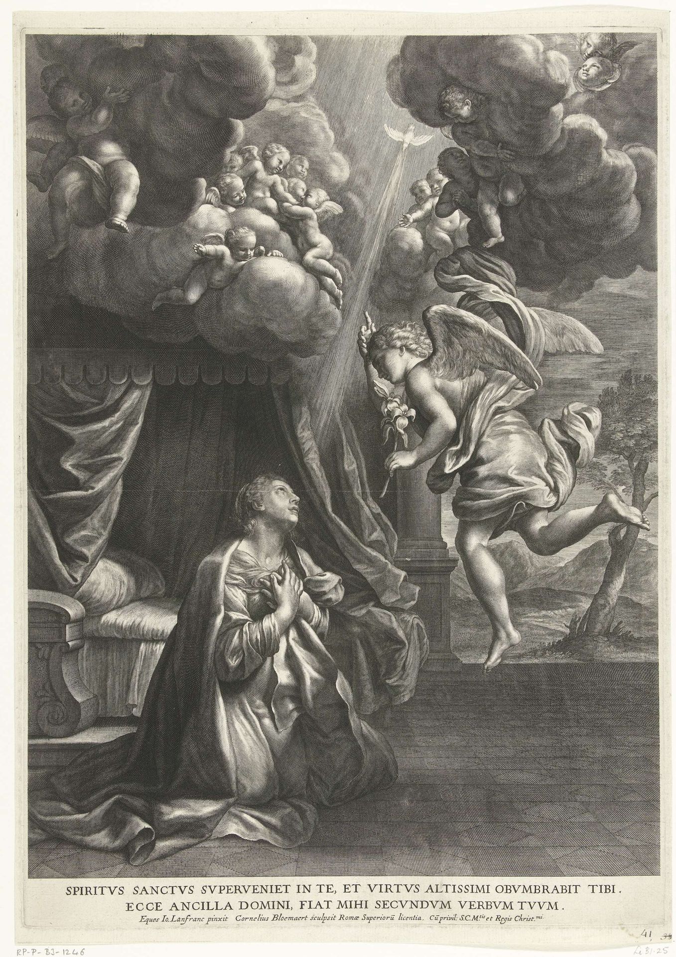 Annunciatie by Cornelis Bloemaert