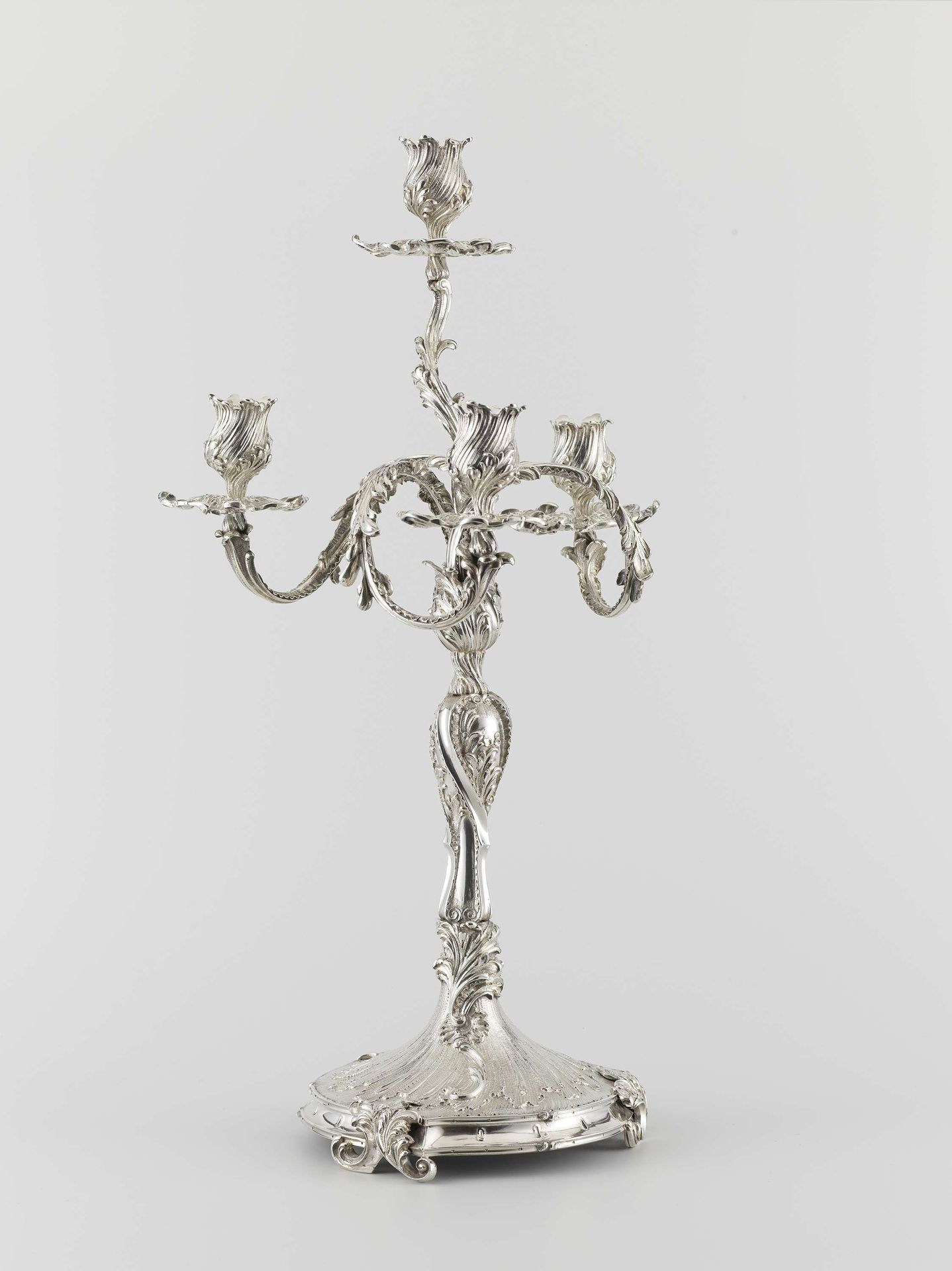 Two candelabra by Firma Hoeker & Zoon