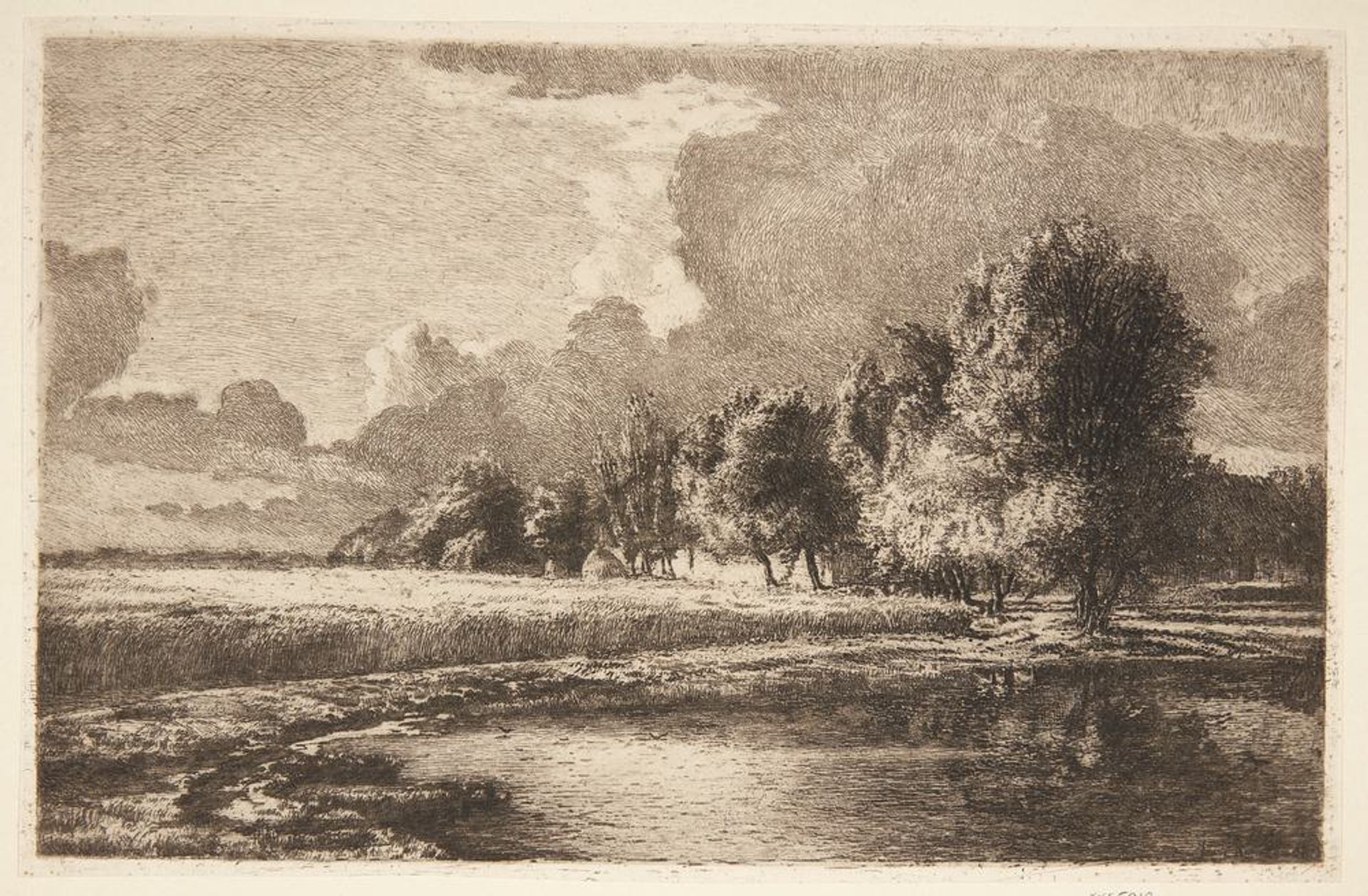 Optrækkende uvejr by Louise Ravn-Hansen