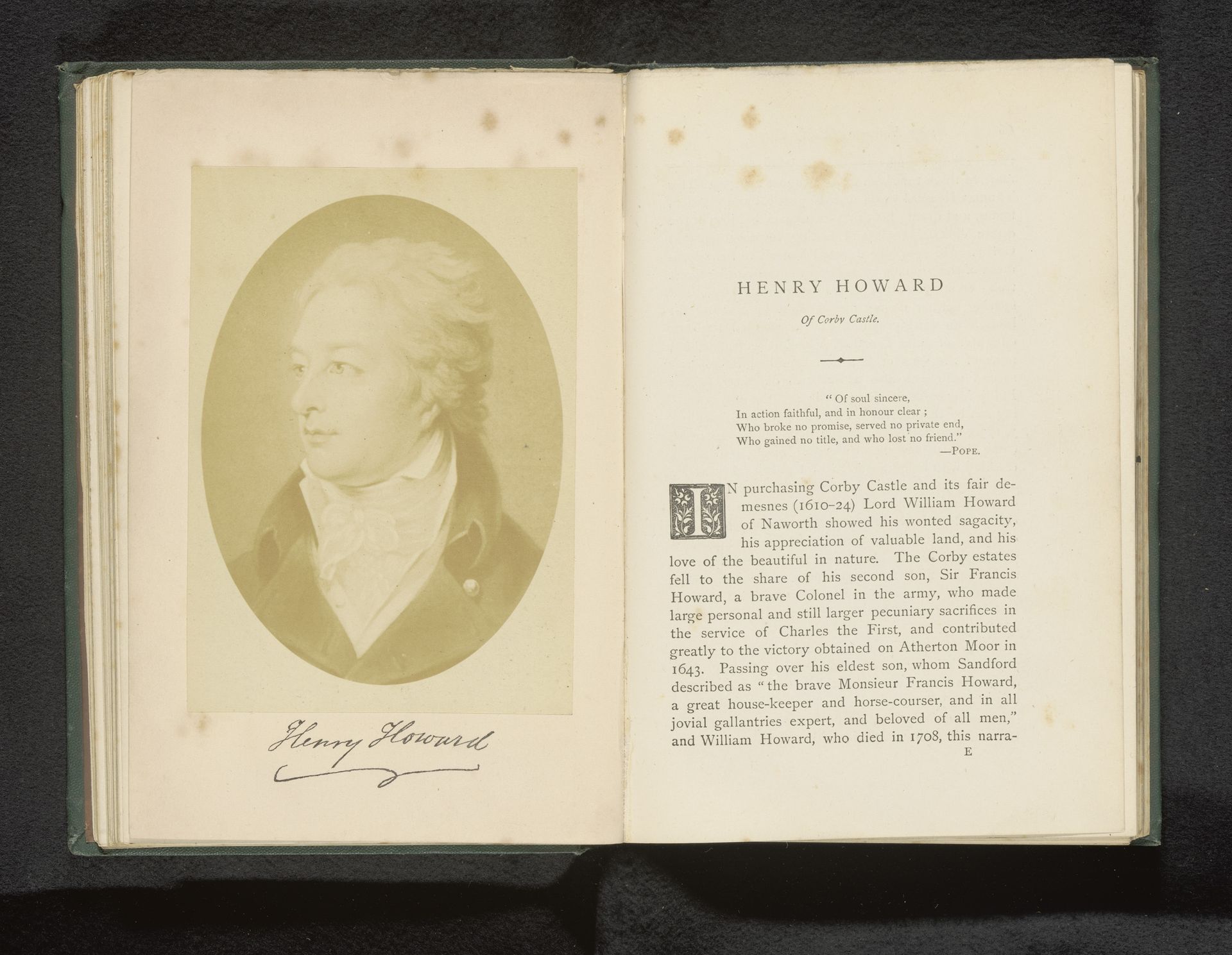 Fotoreproductie van een portret van Henry Howard by Anonymous