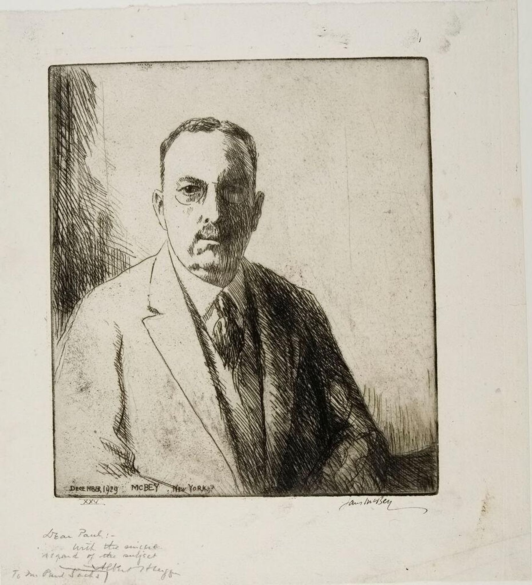 Albert H. Wiggin by James McBey