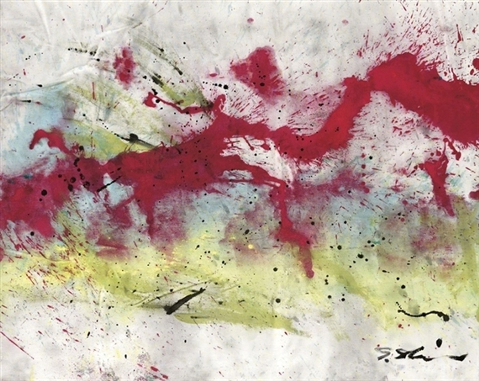 Untitled by Shozo Shimamoto
