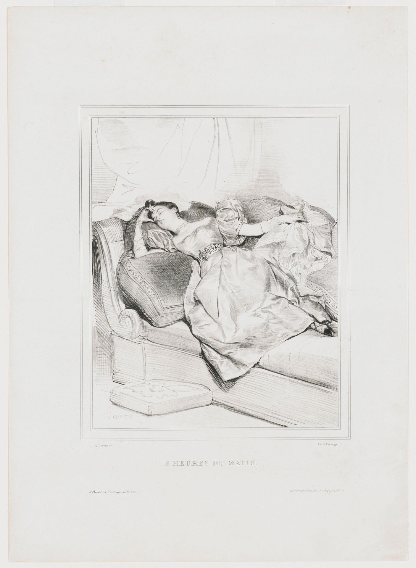Heures Du Matin. Portrait by Achille Devéria