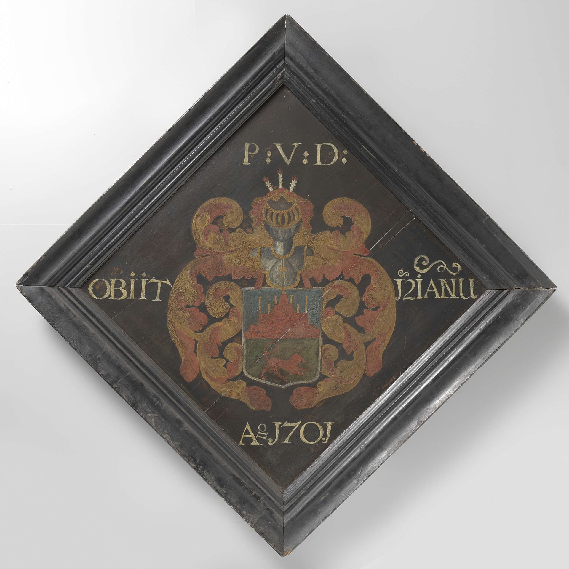 Grafbord van Pieter van Dishoeck (1653-1701), directeur van Bengalen (1696-1701) by Anonymous