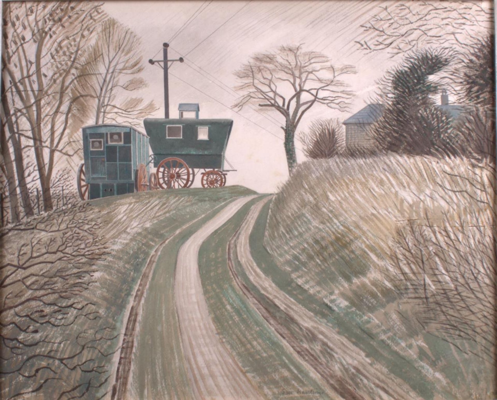 Caravans by Eric Ravilious