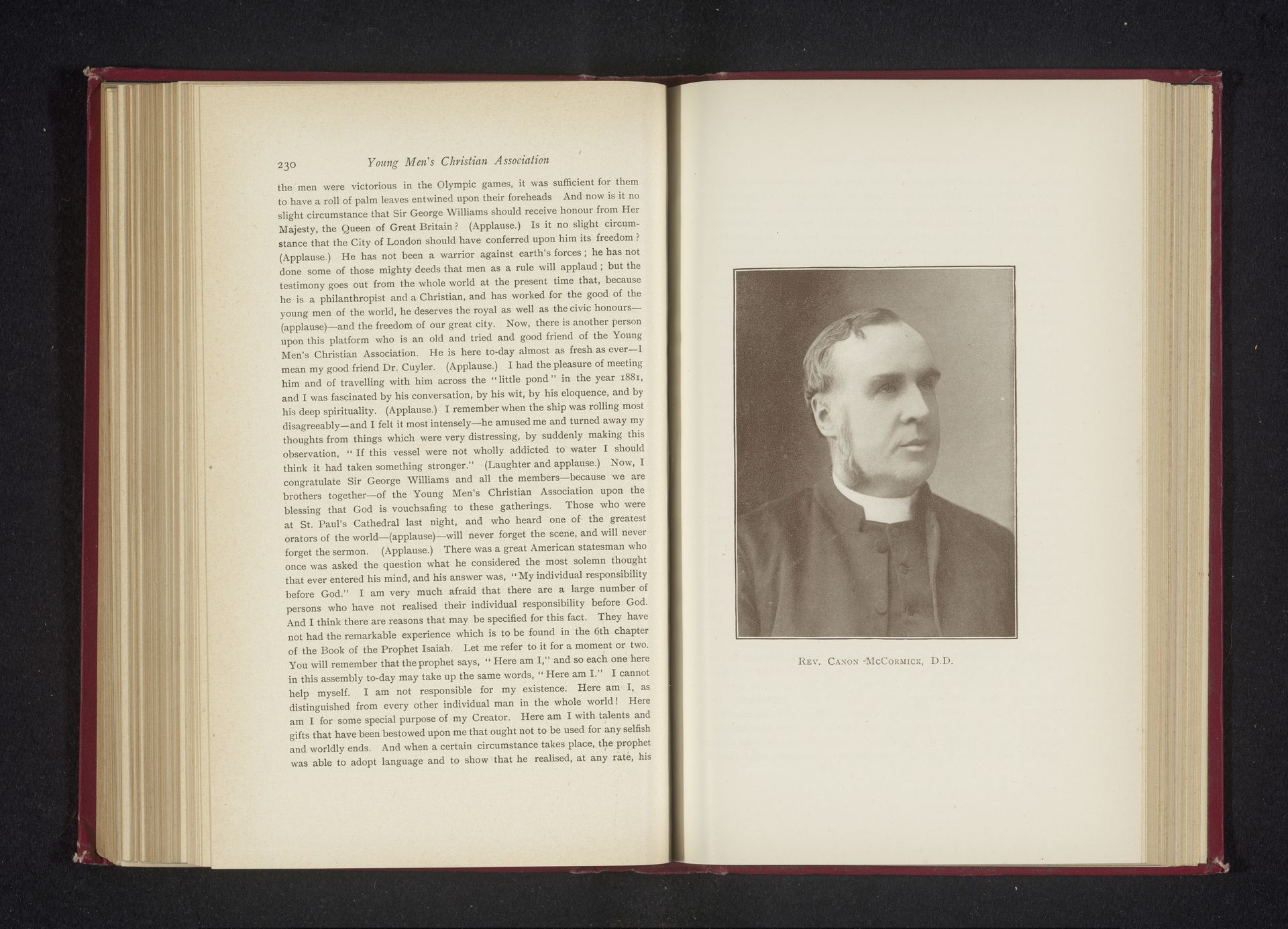 Portret van eerwaarde McCormick by Anonymous