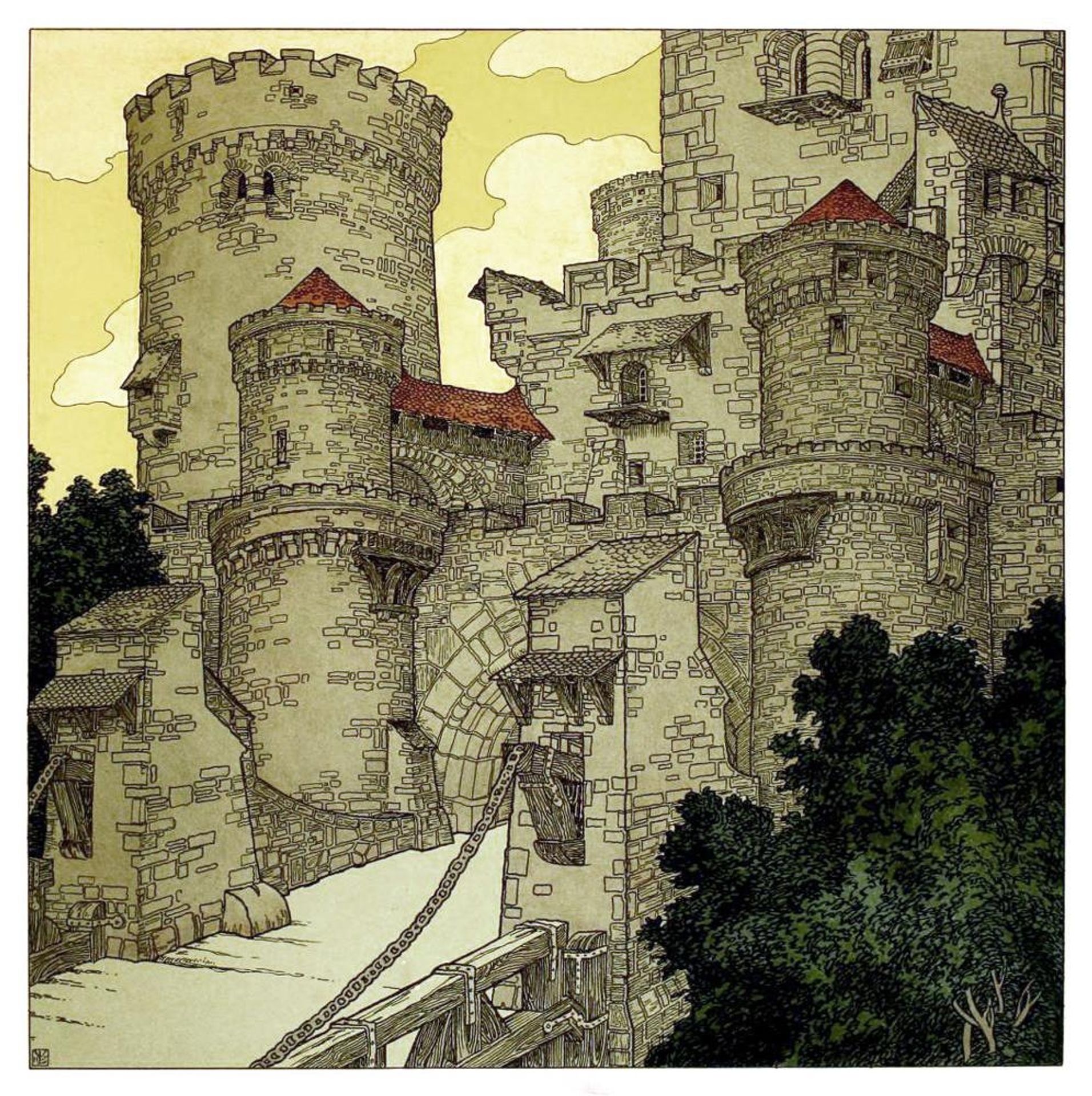 Die Bucher Der Chronika Der Drei Schwestern 6 by Heinrich Lefler