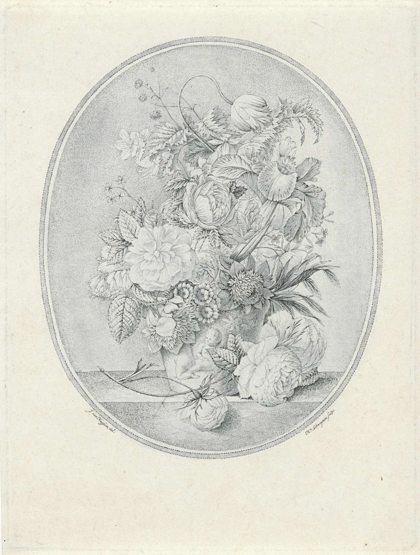 Bloemenvaas by Hendrik Schwegman