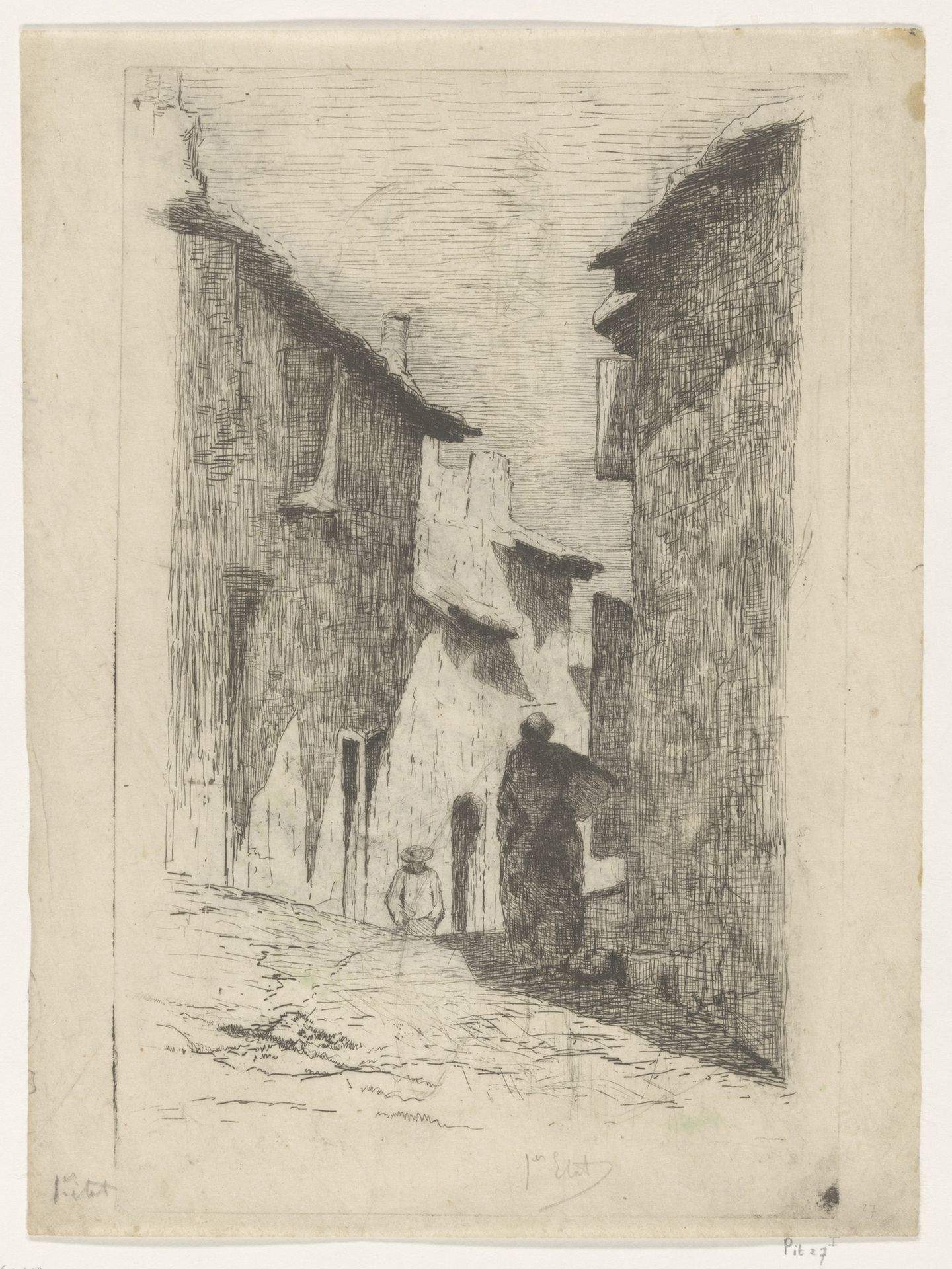Straat in Arles by Philip Zilcken