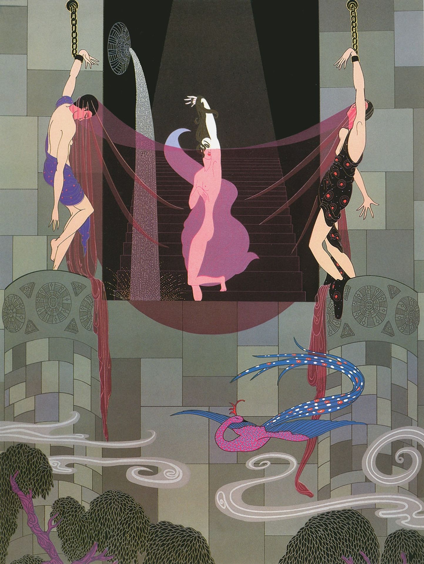 The Chaste Susanna by Erte