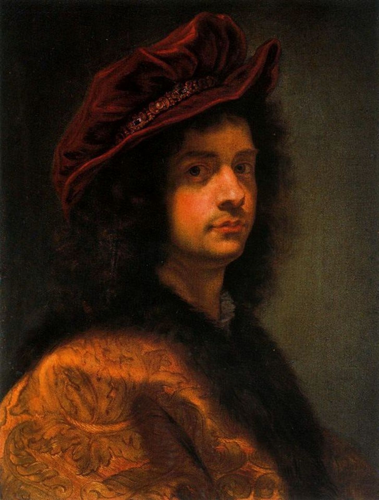 Autorretrato Corredor De Vasari by Giovanni Battista Gaulli