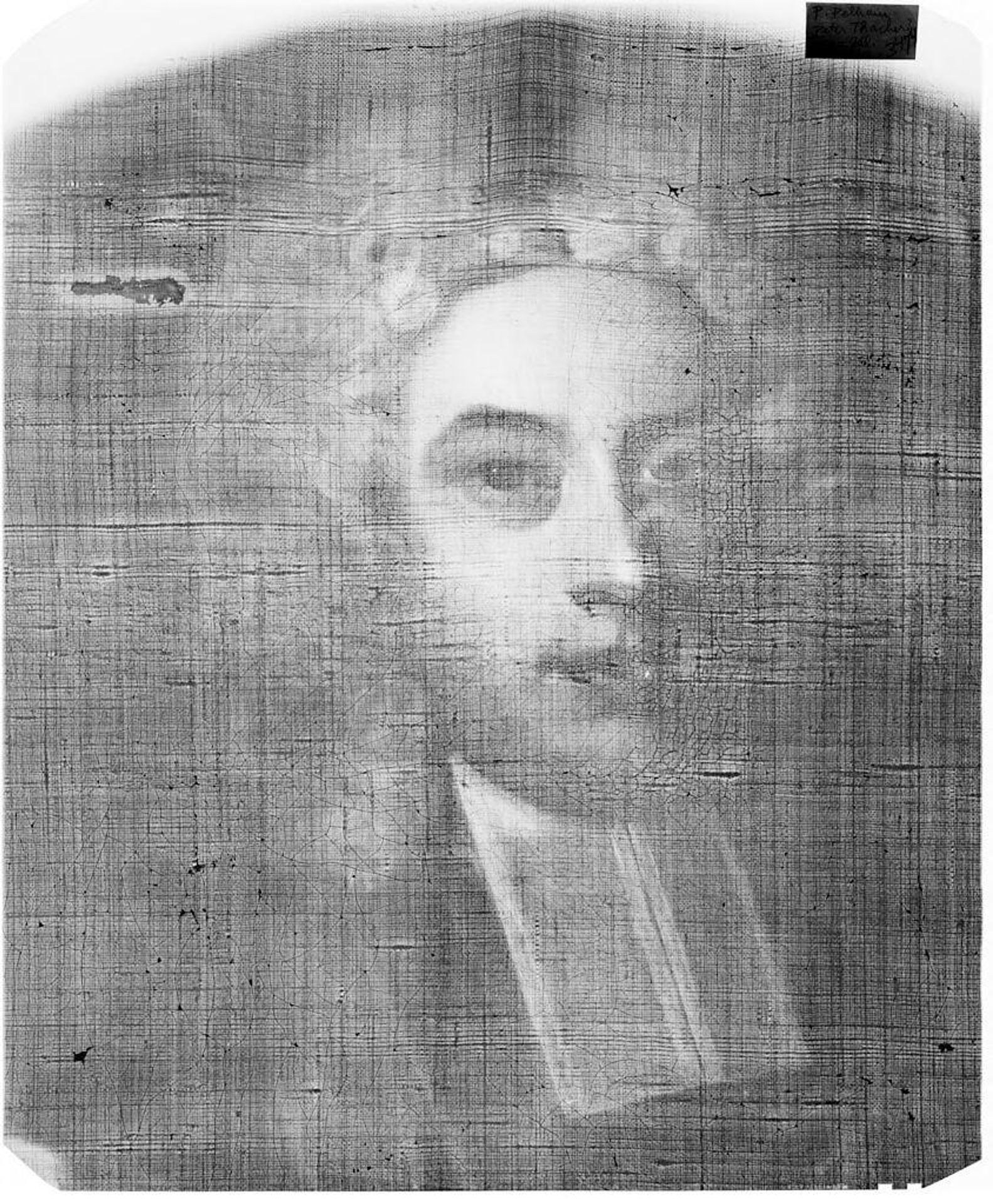 X-radiograph(s) of "Peter Thacher (?)" by Artist of original: Peter Pelham