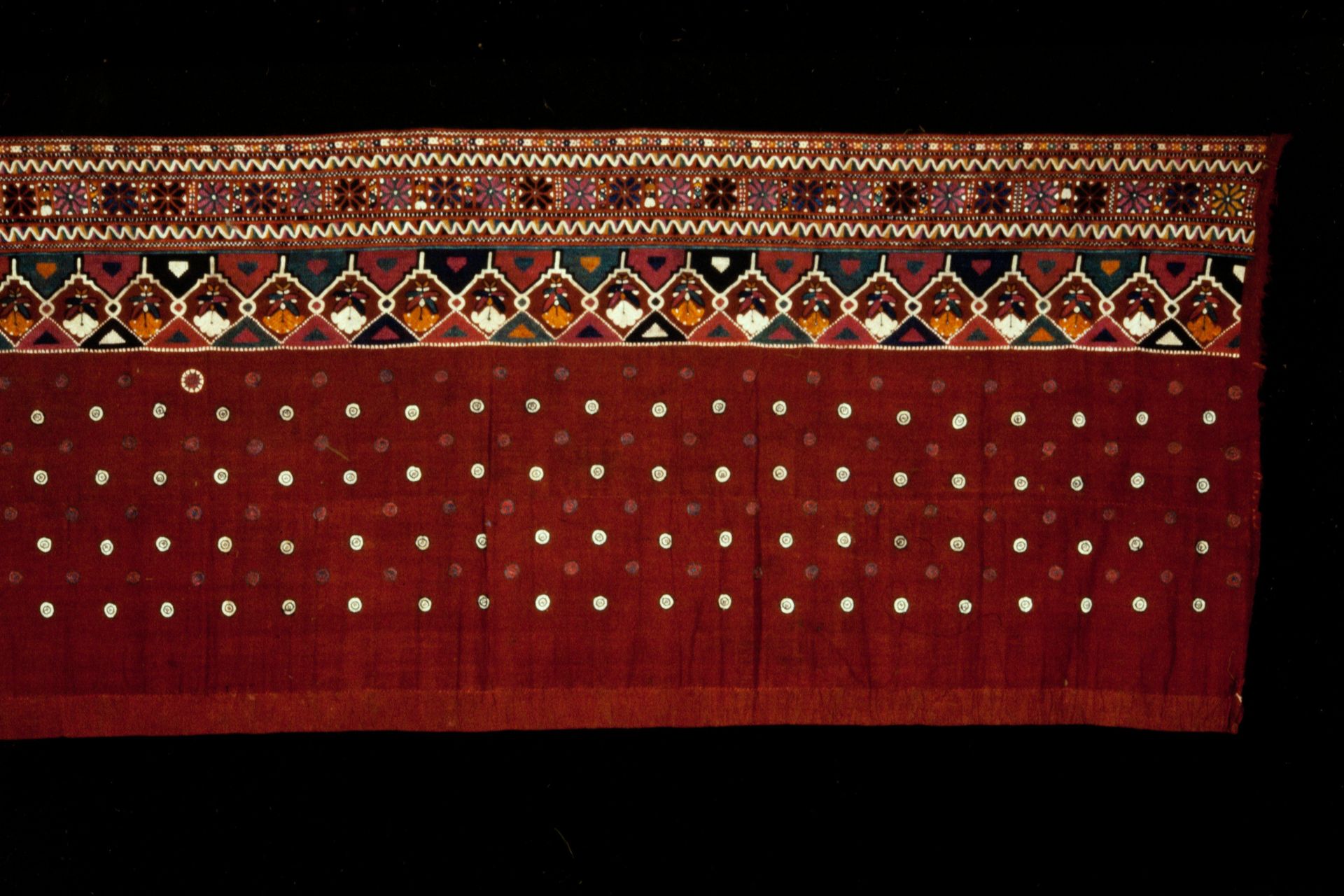 Woman's wedding skirt (gaghra) by Bhansali or Lohana communities