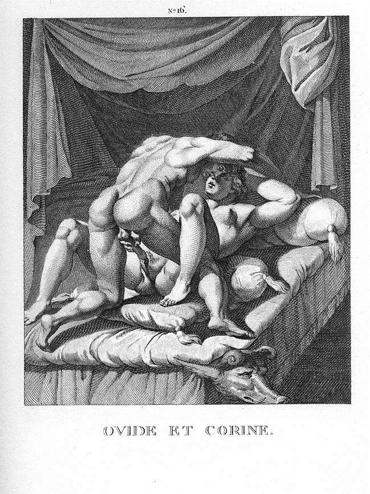 Ovid and Corine by Agostino Carracci