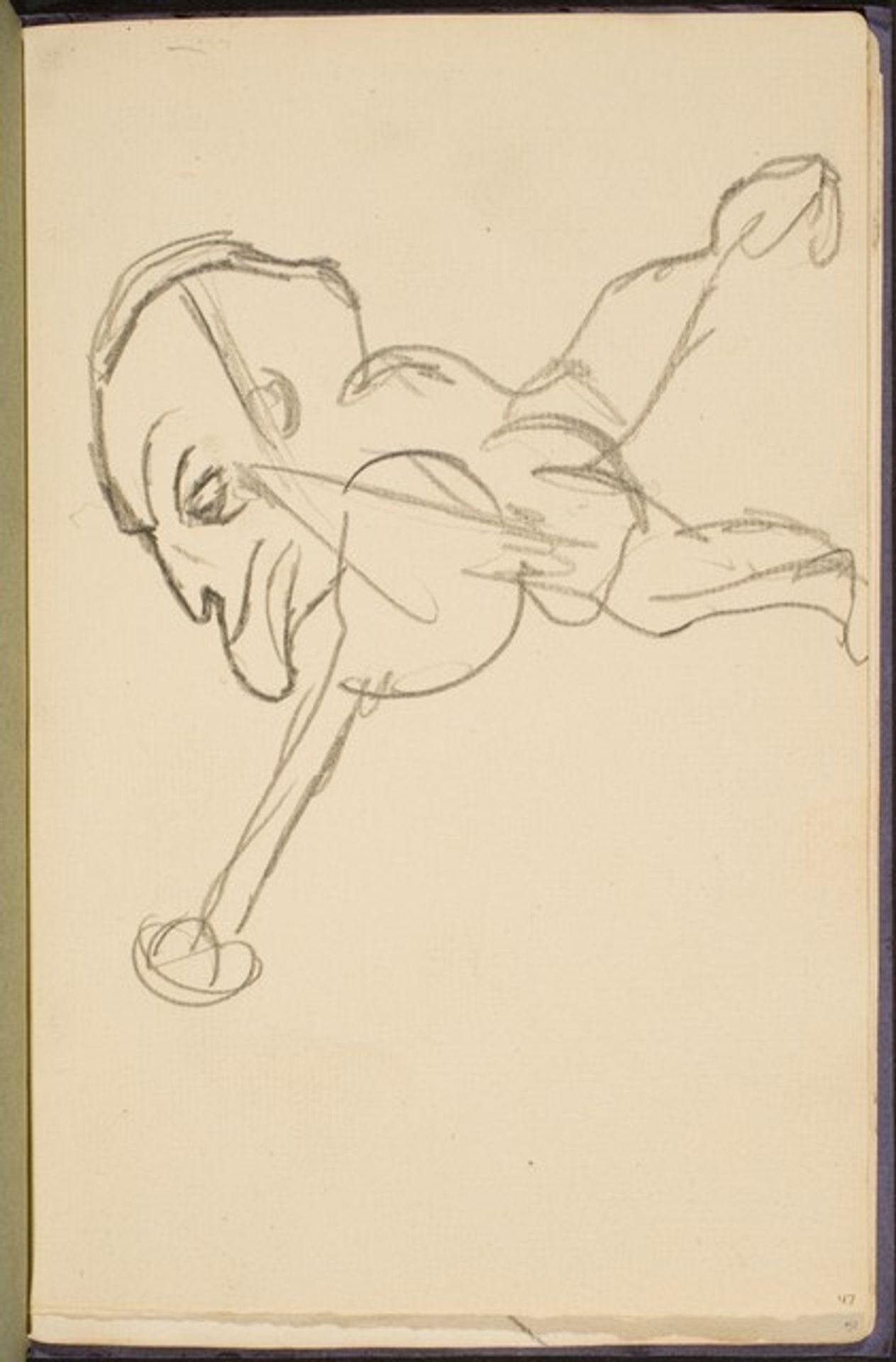 Zwerg (Small Man) [p. 47] by Max Beckmann