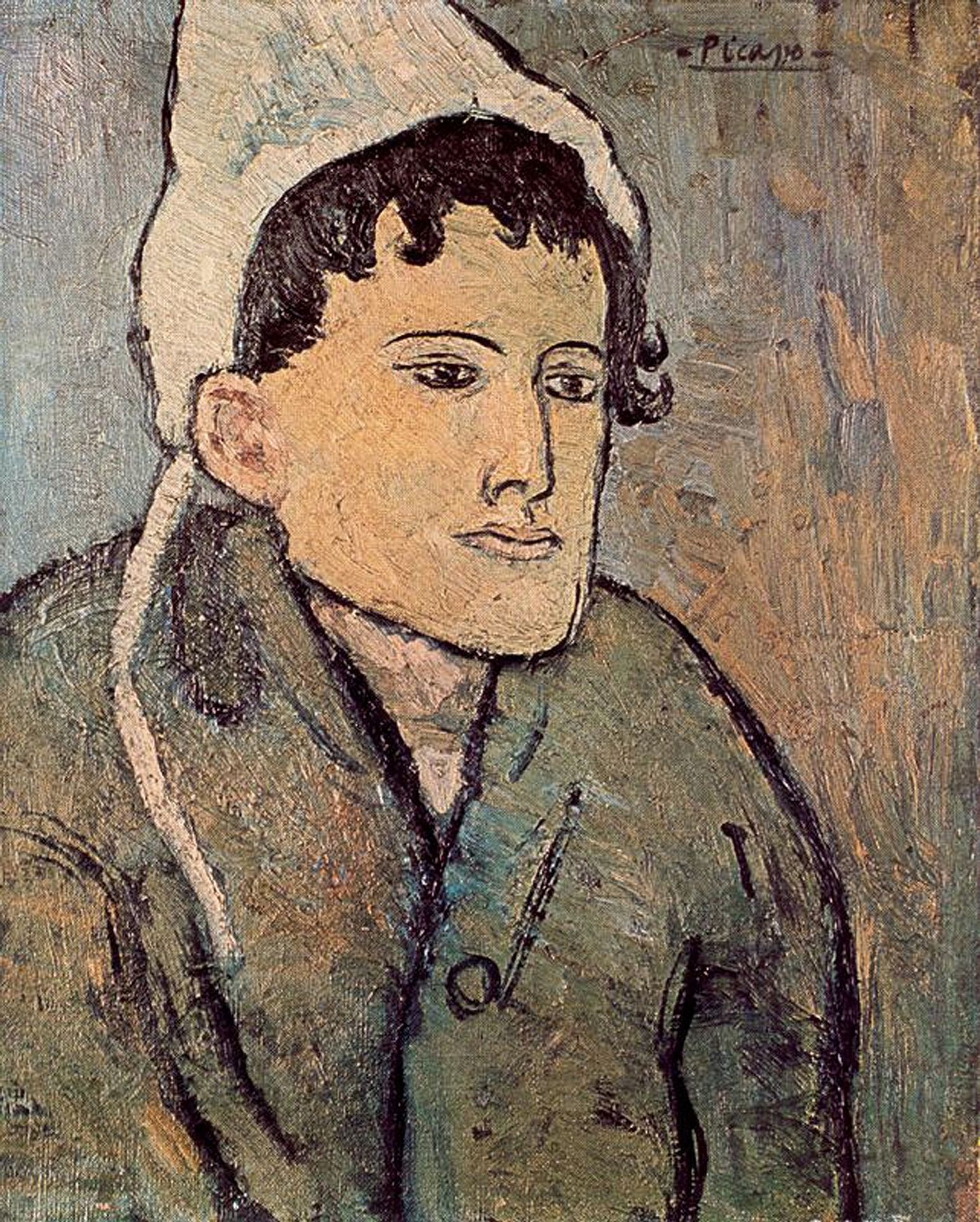 Woman with cap by Pablo Picasso