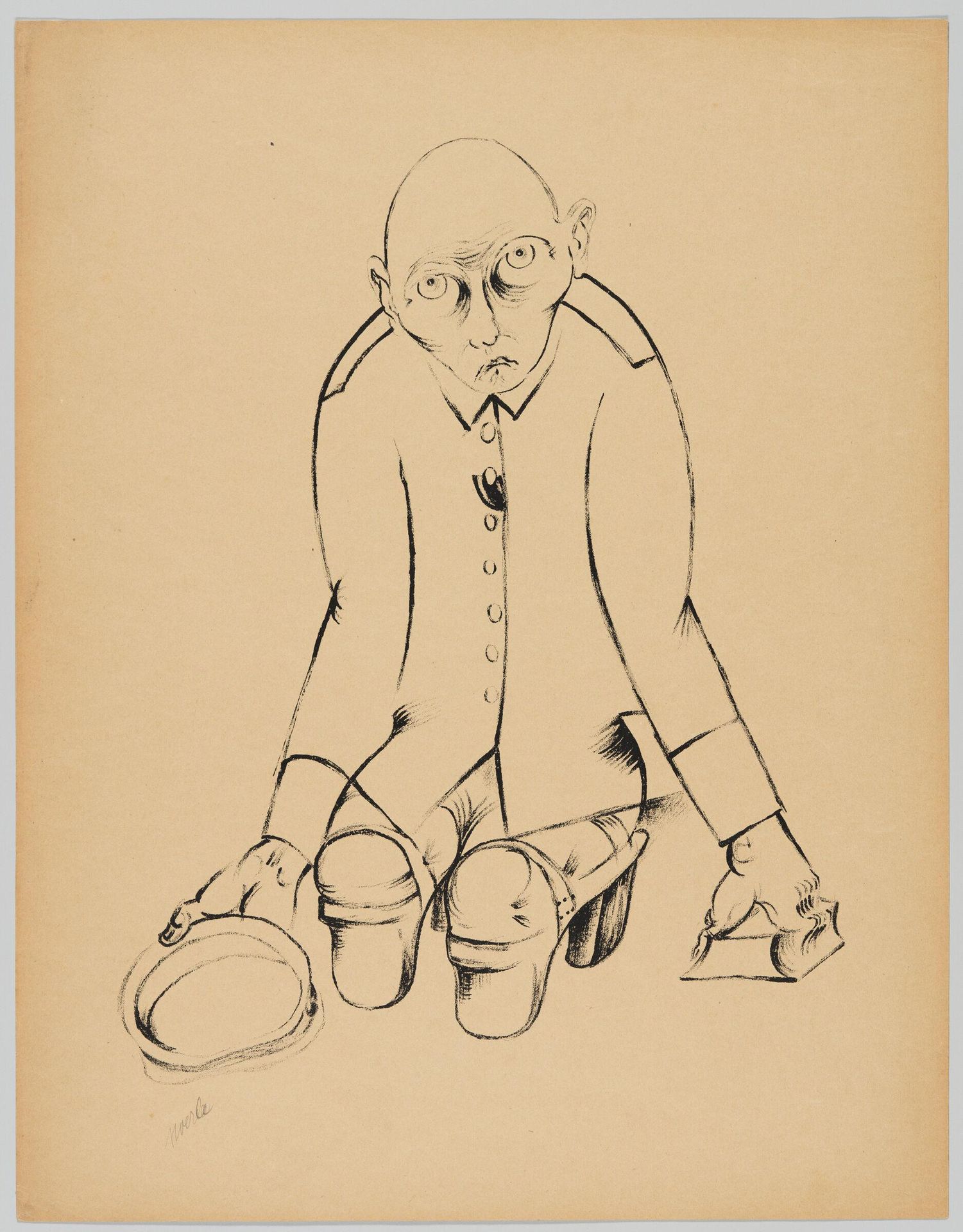 The Breadwinner by Heinrich Hoerle