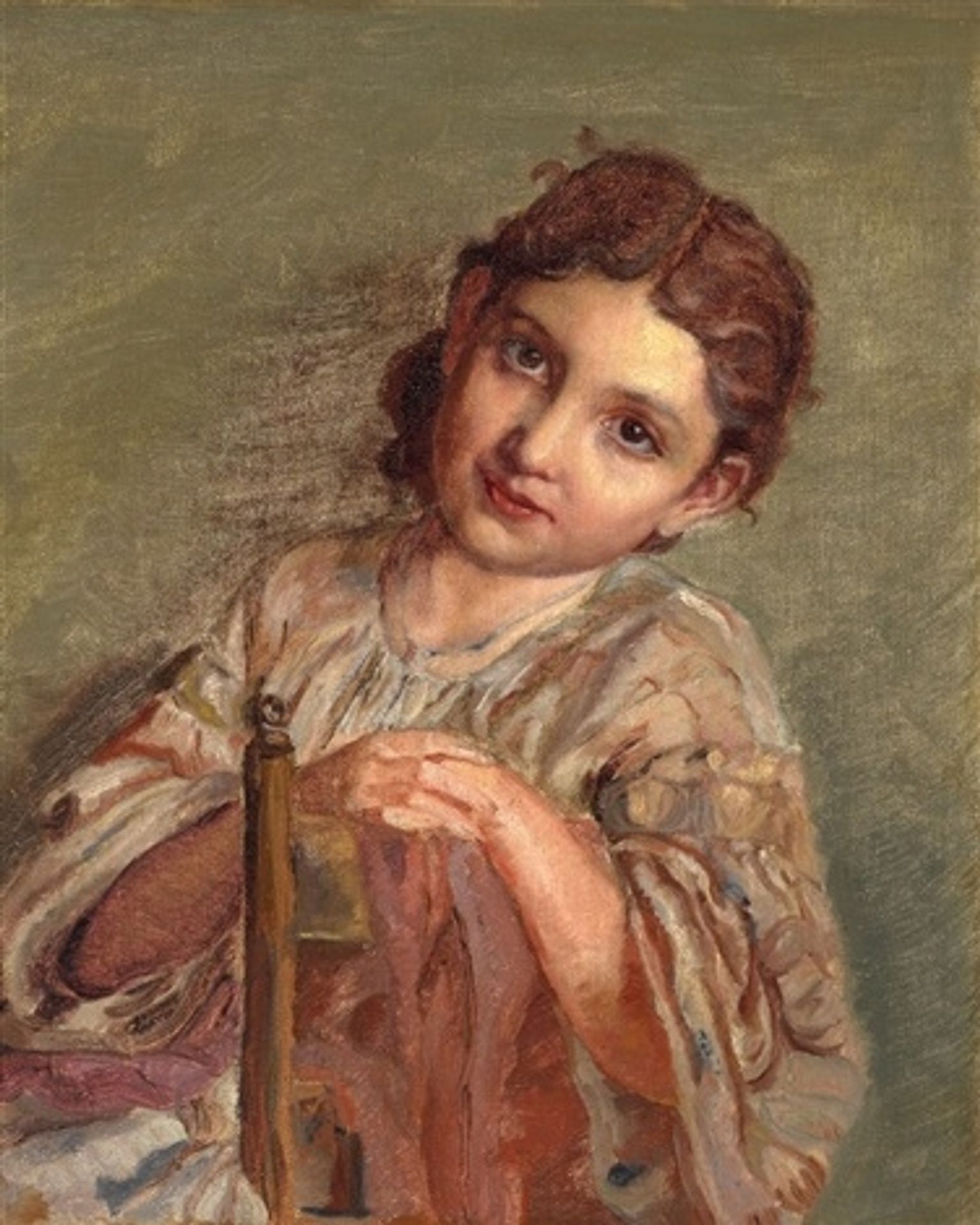 Adéle, a Roman Girl by Carl Bloch