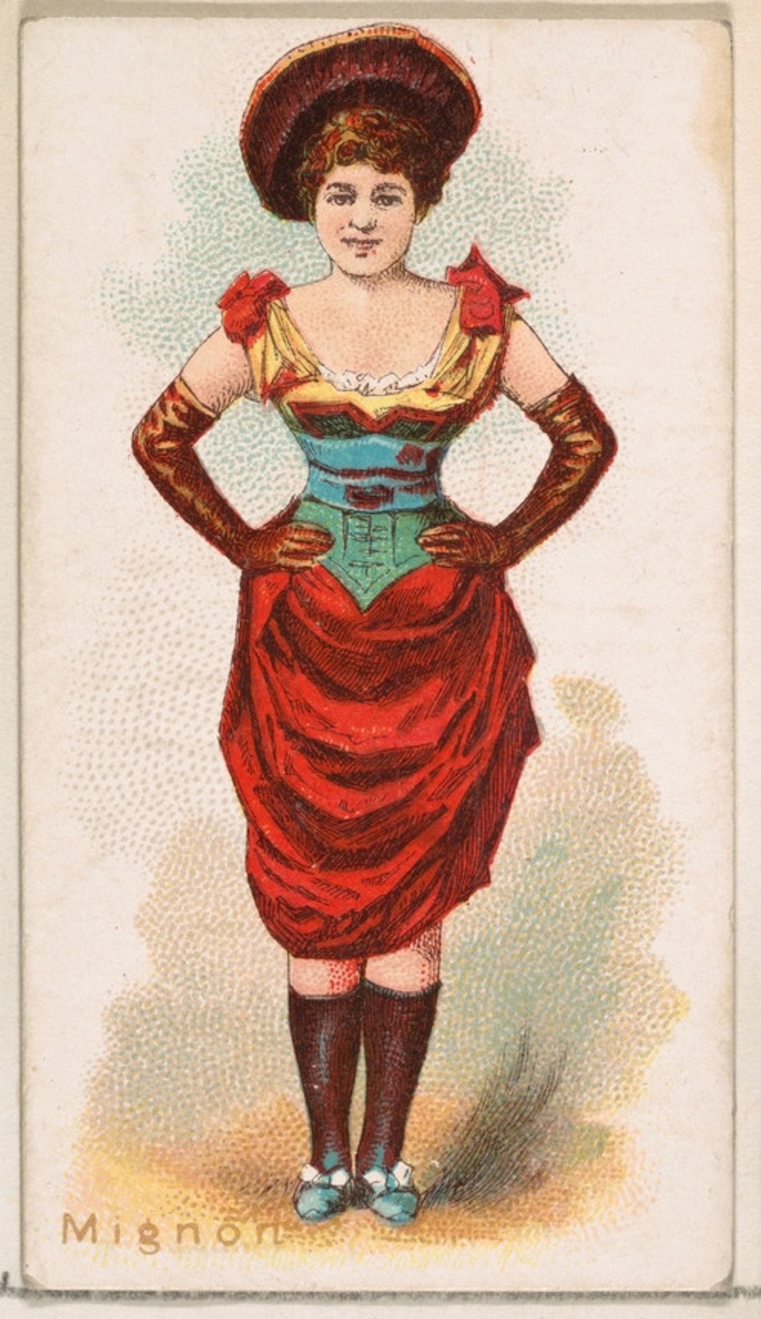 Mignon, from the Ballet Queens series (N182) issued by Wm. S. Kimball & Co. by William S. Kimball & Company