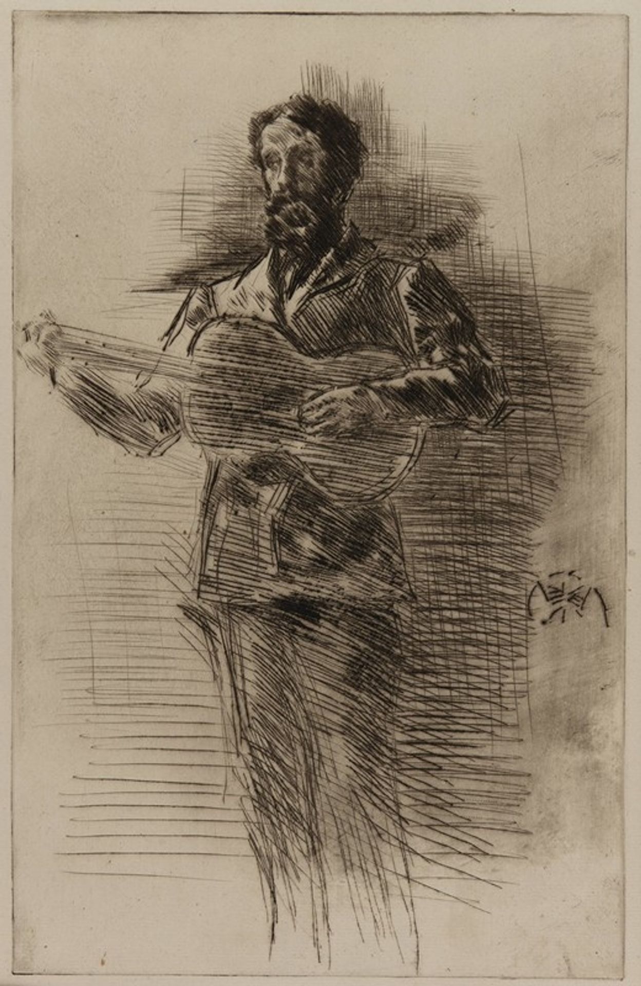 The Guitar Player by James Abbott McNeill Whistler