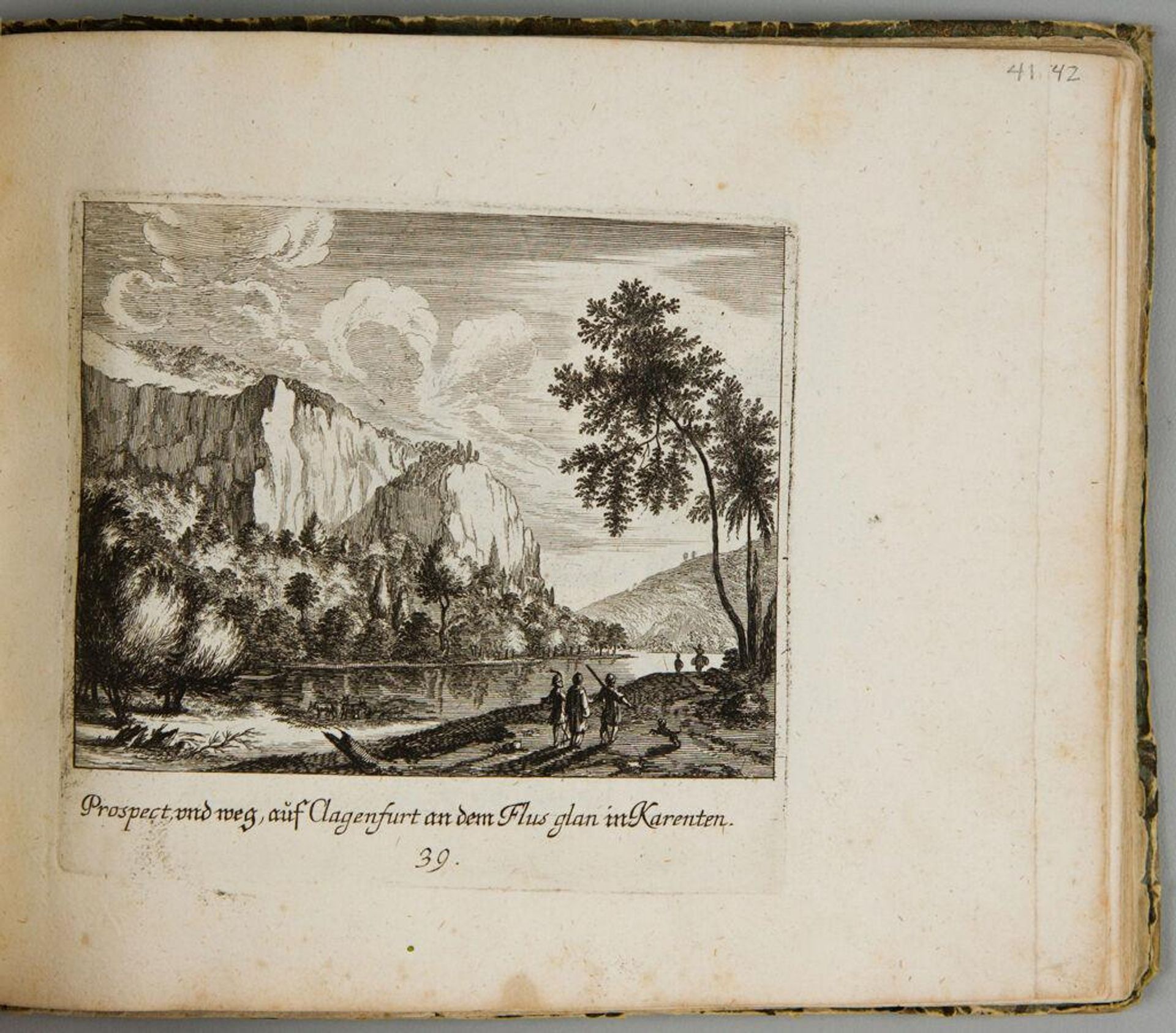 View and Path from Clagenfurt along the River in Karenten by Melchior KÃ¼sel
