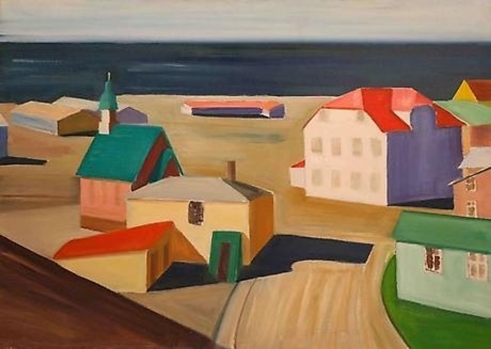 Icelandic Village by Louisa Matthiasdottir