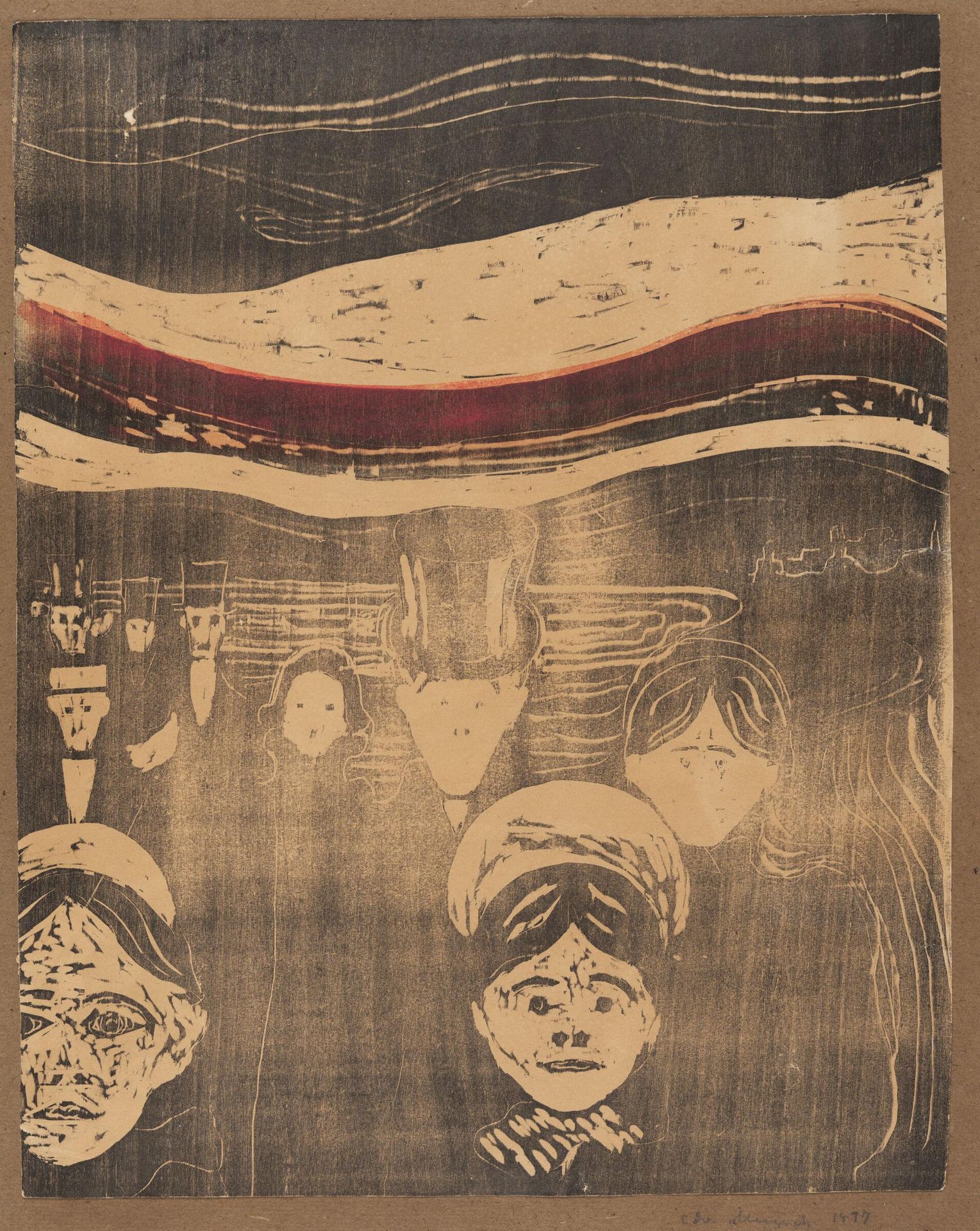 Angst by Edvard Munch