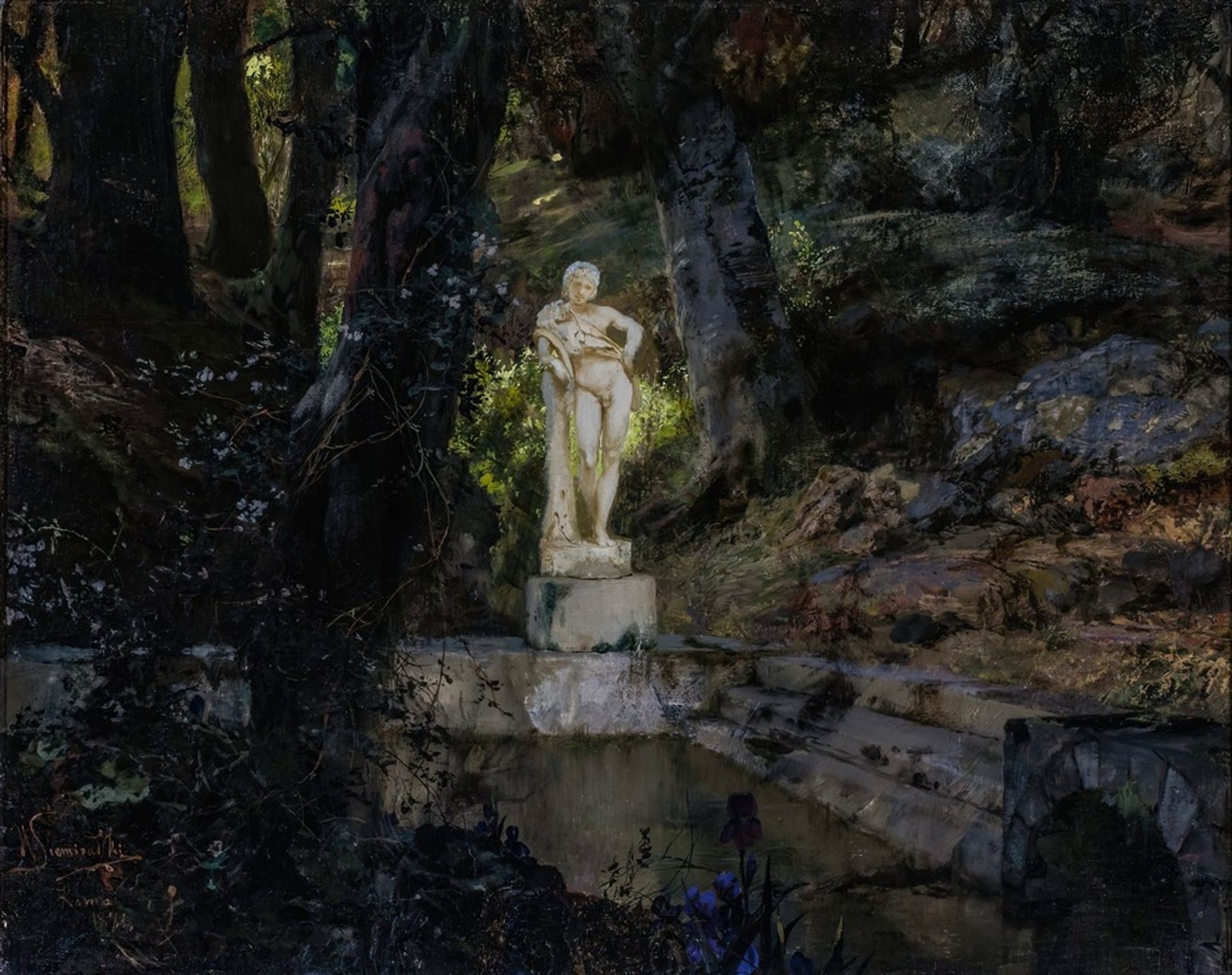 Faun’s pond by Henryk Siemiradzki