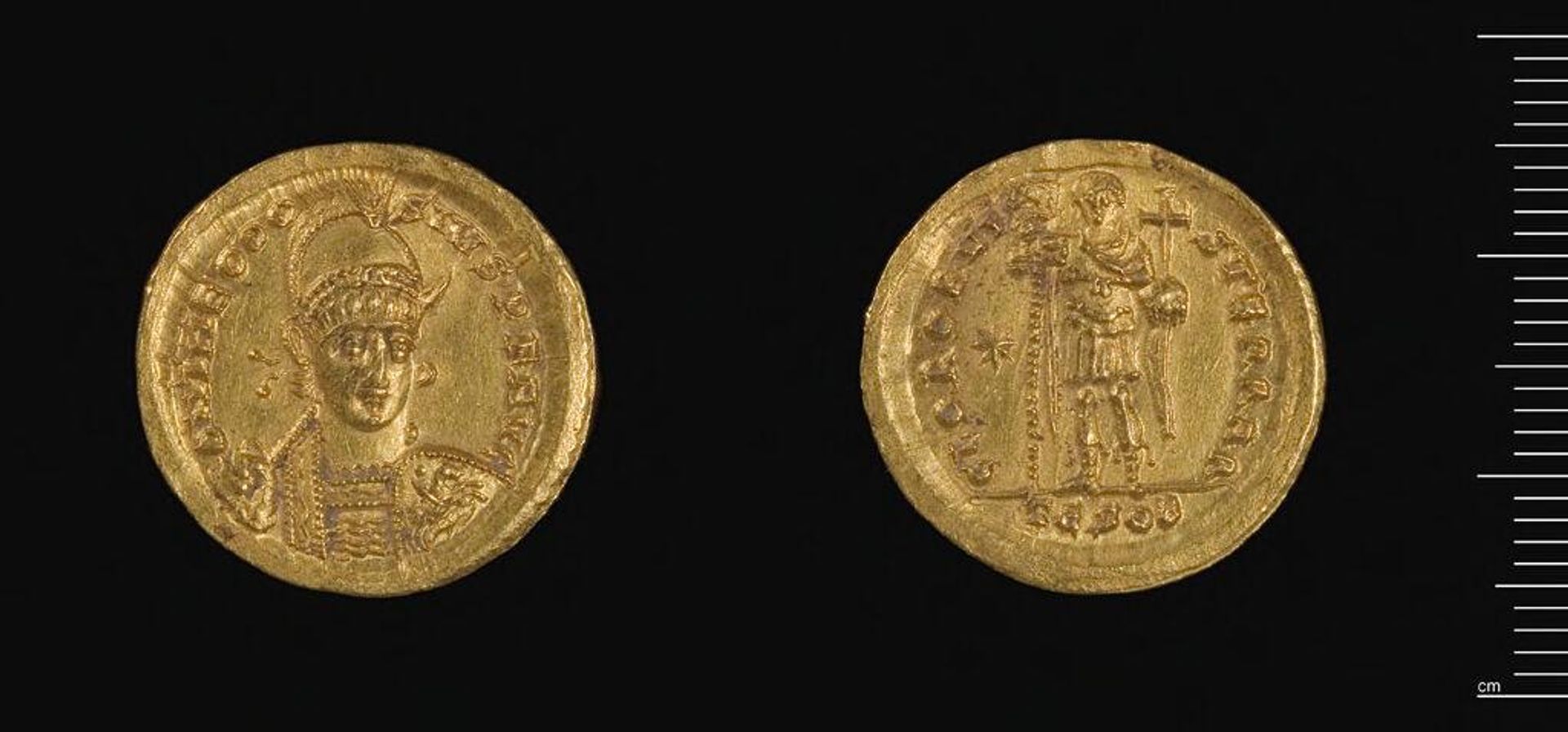 Solidus of Theodosius II, Thessalonike by Theodosius II