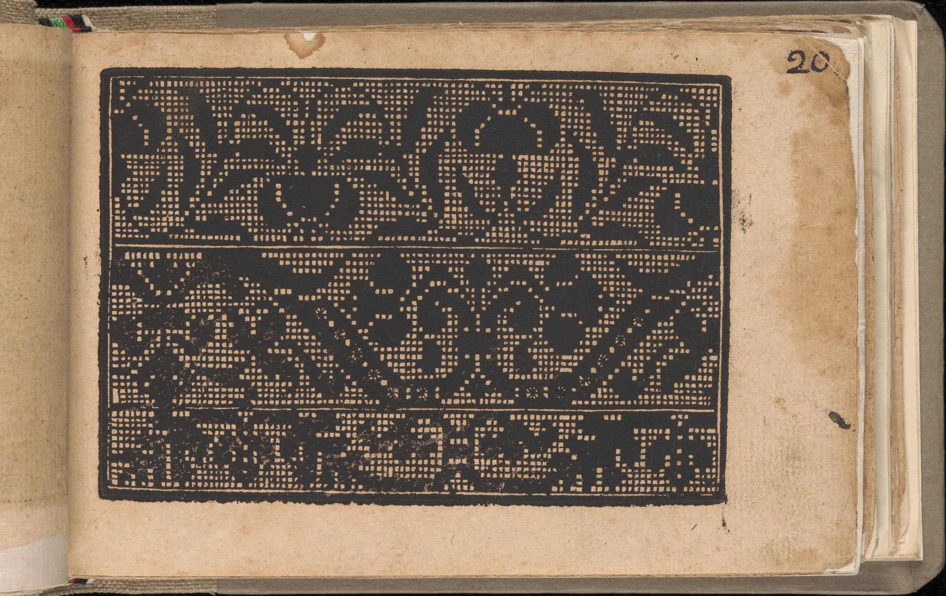 Schön newes Modelbuch (Page 20r) by Sigismundus Latomus