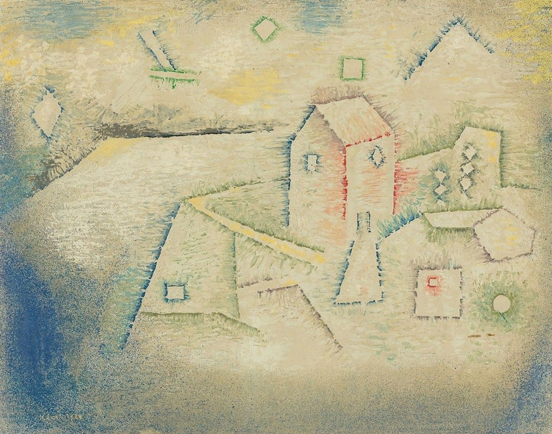 Landhaus In Norden by Paul Klee