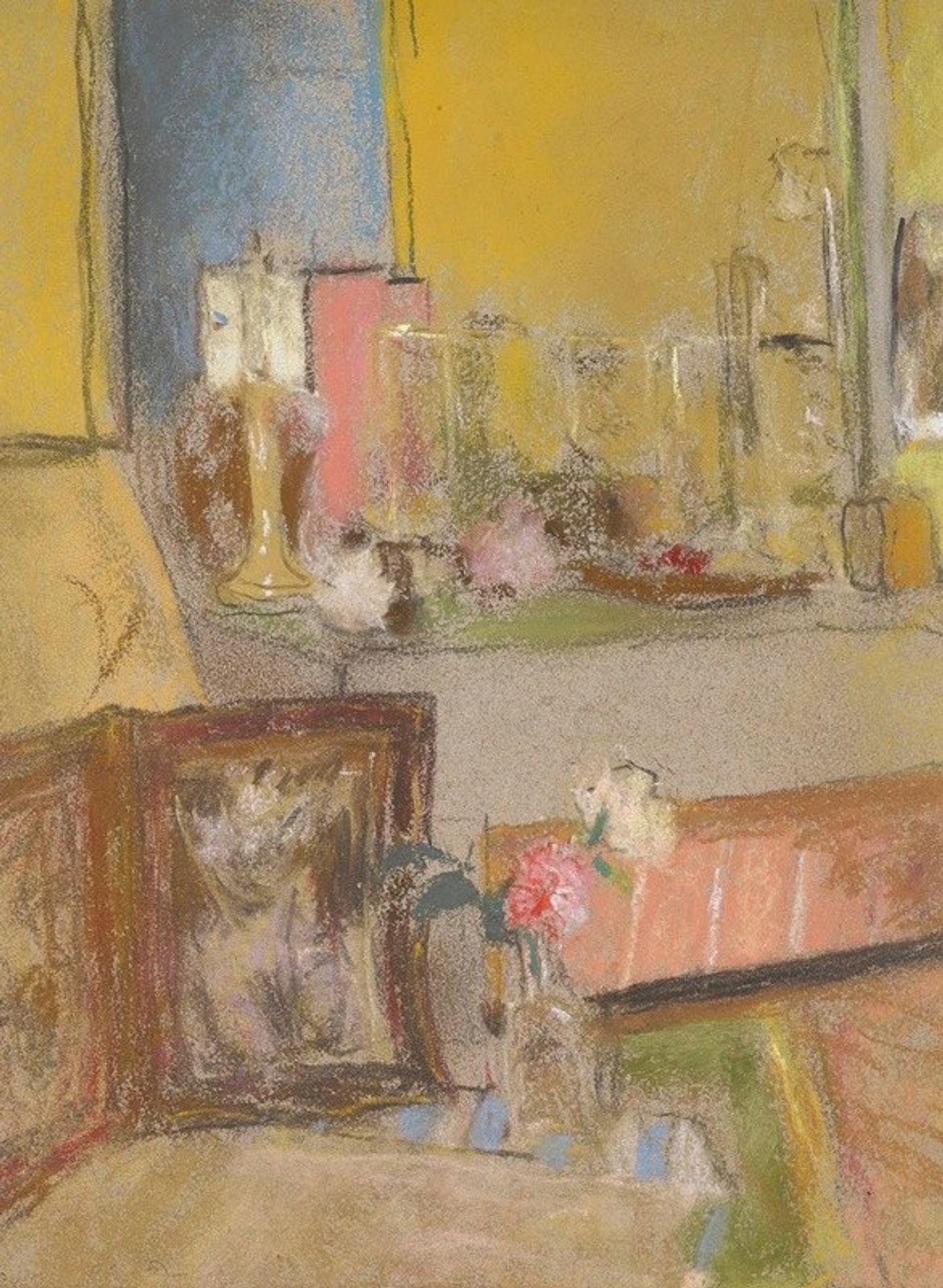 Coin De Cheminee À Les Clayes by Édouard Vuillard