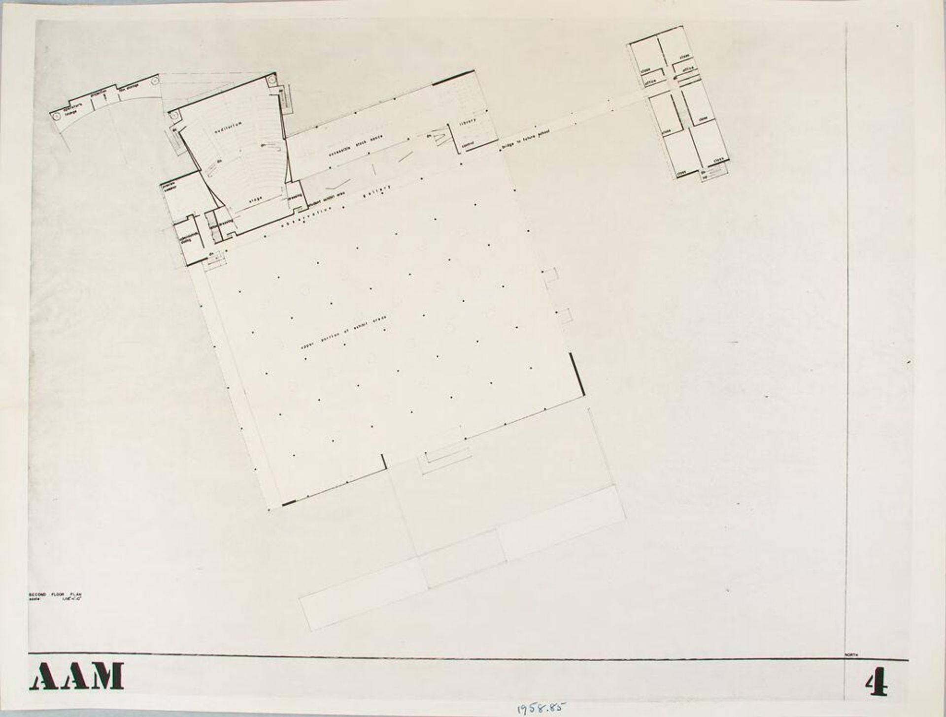 Second floor plan by Leo Kornblath