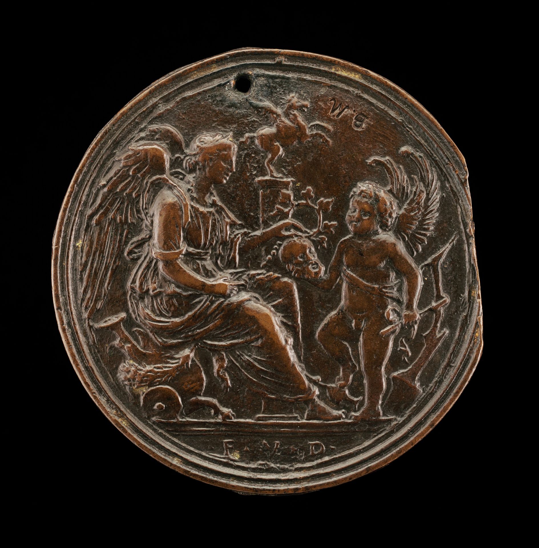 An Allegorical Scene (Fame & Eros) by Andrea Briosco, called Riccio
