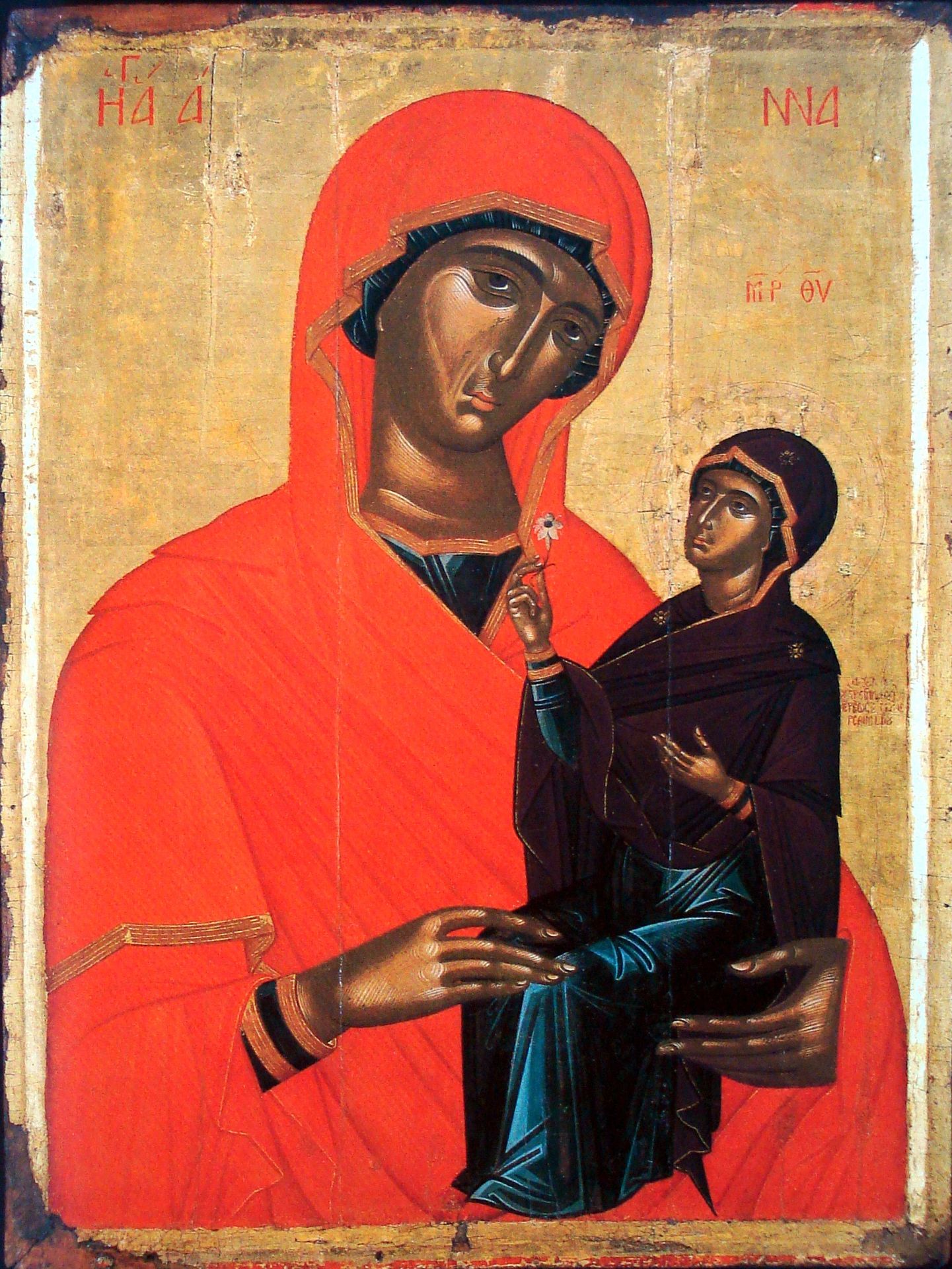 Saint Anne with the Virgin by Orthodox Icons