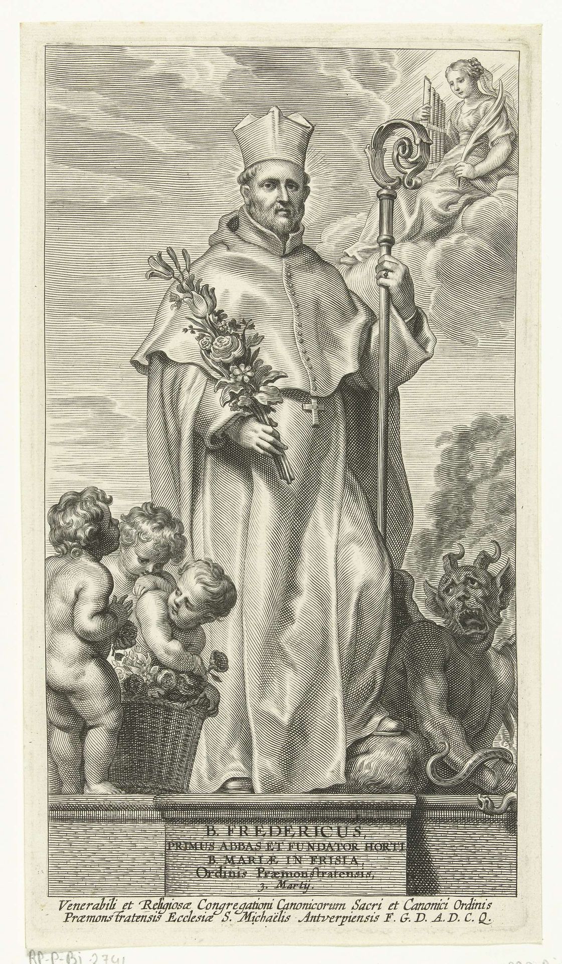 Heilige Fredericus by Mattheus Borrekens
