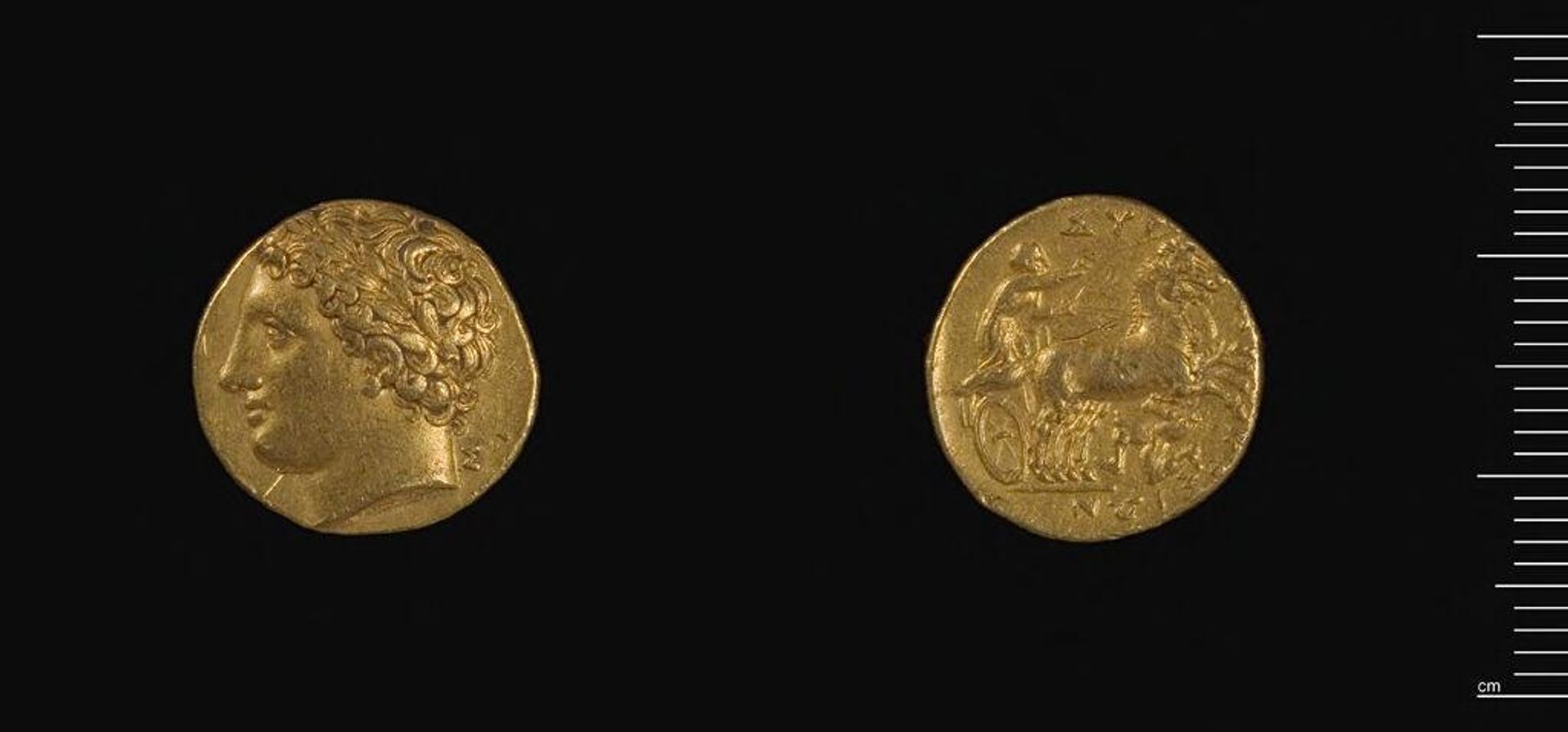Gold decadrachm of Agathokles of Syracuse by Agathokles of Syracuse