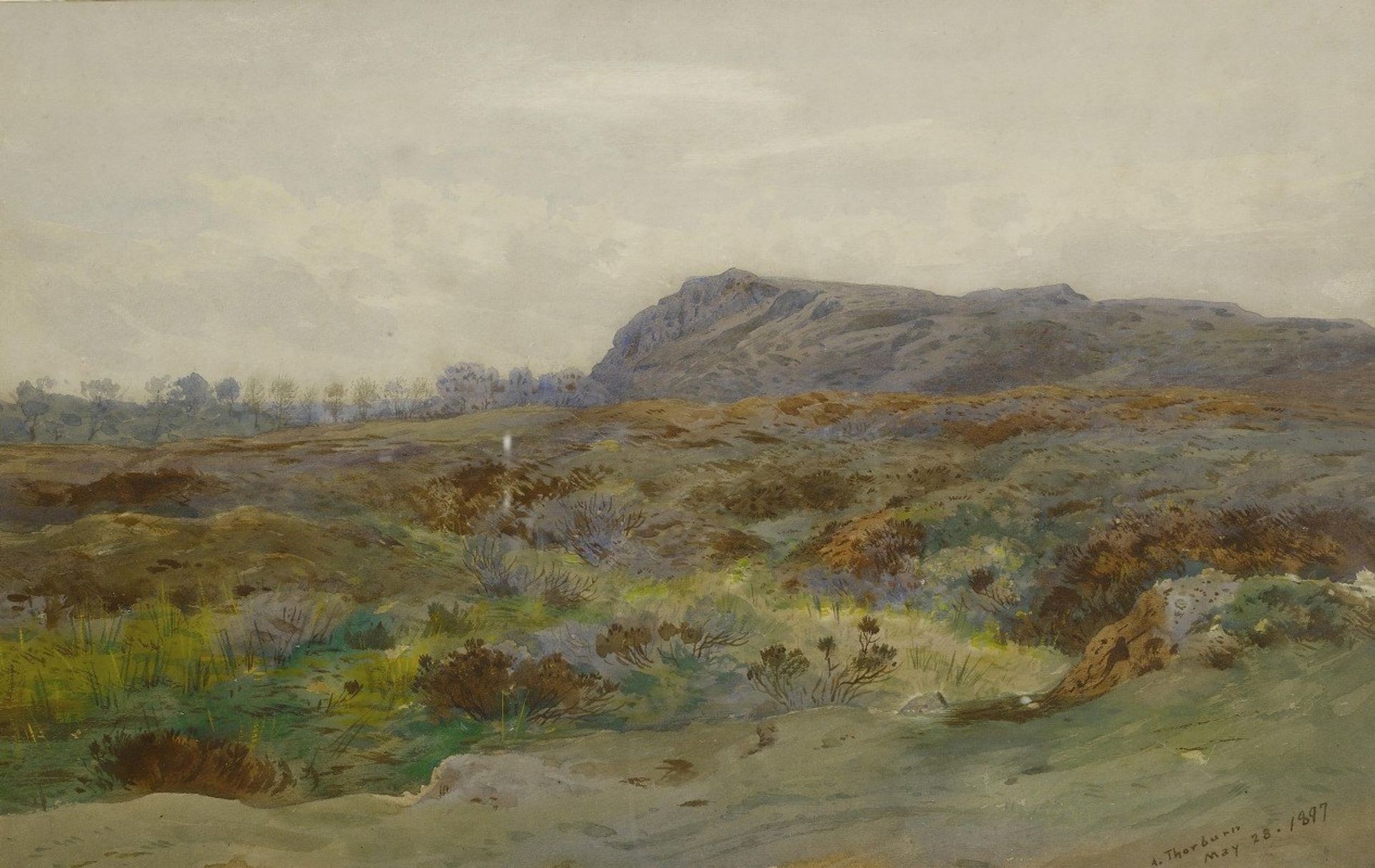 Moorland Landscape by Archibald Thorburn