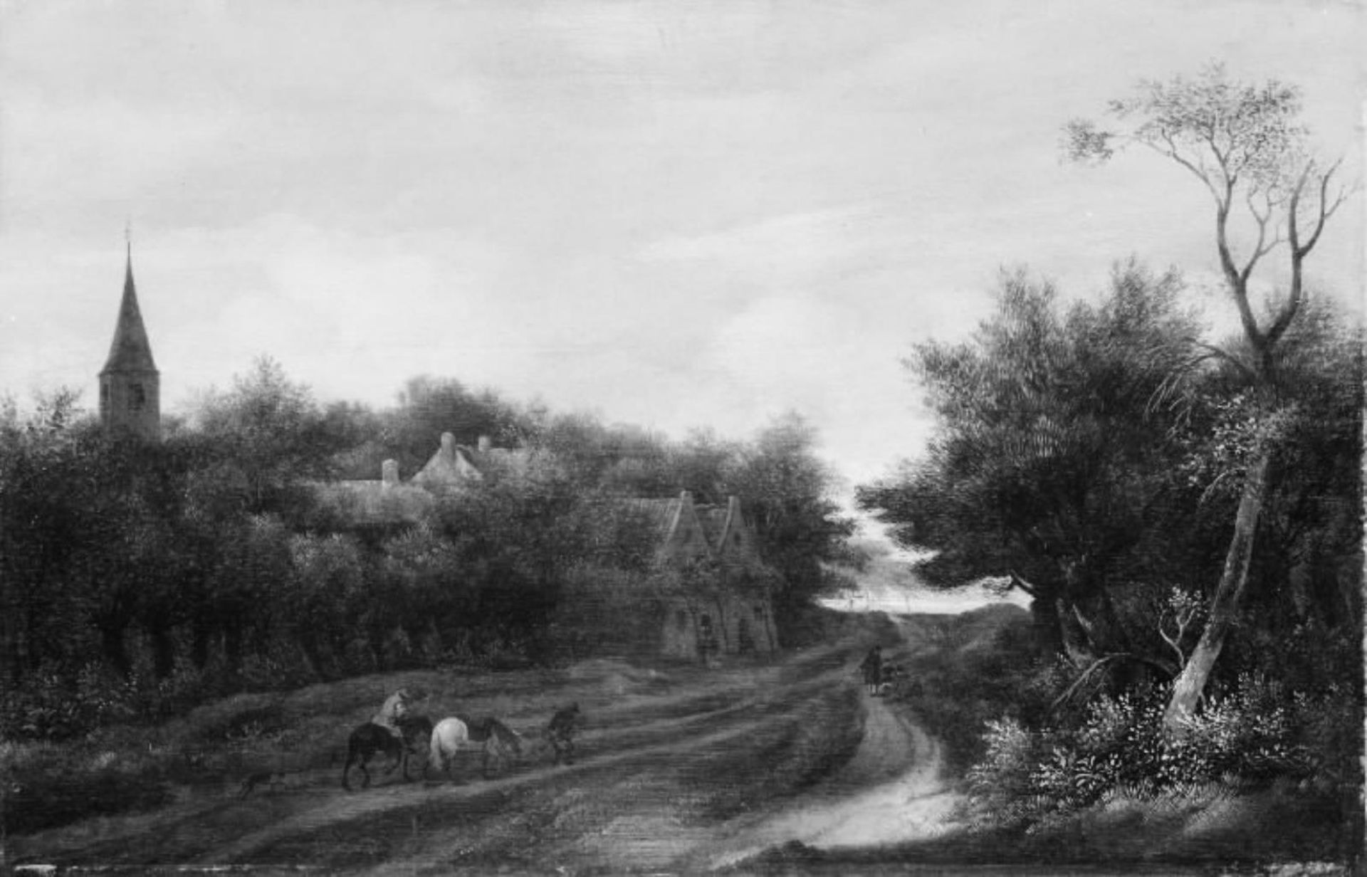 Road near Village by Guillaum Du Bois