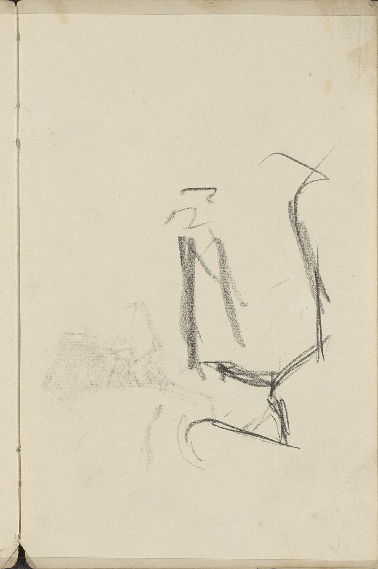 Vrouw met hoed by George Hendrik Breitner