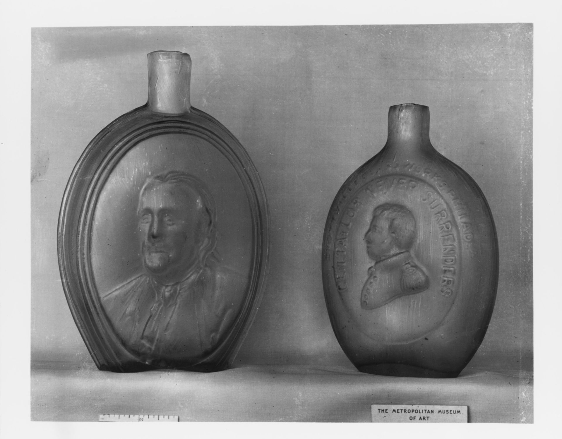 Flask by Dyottville Glass Works