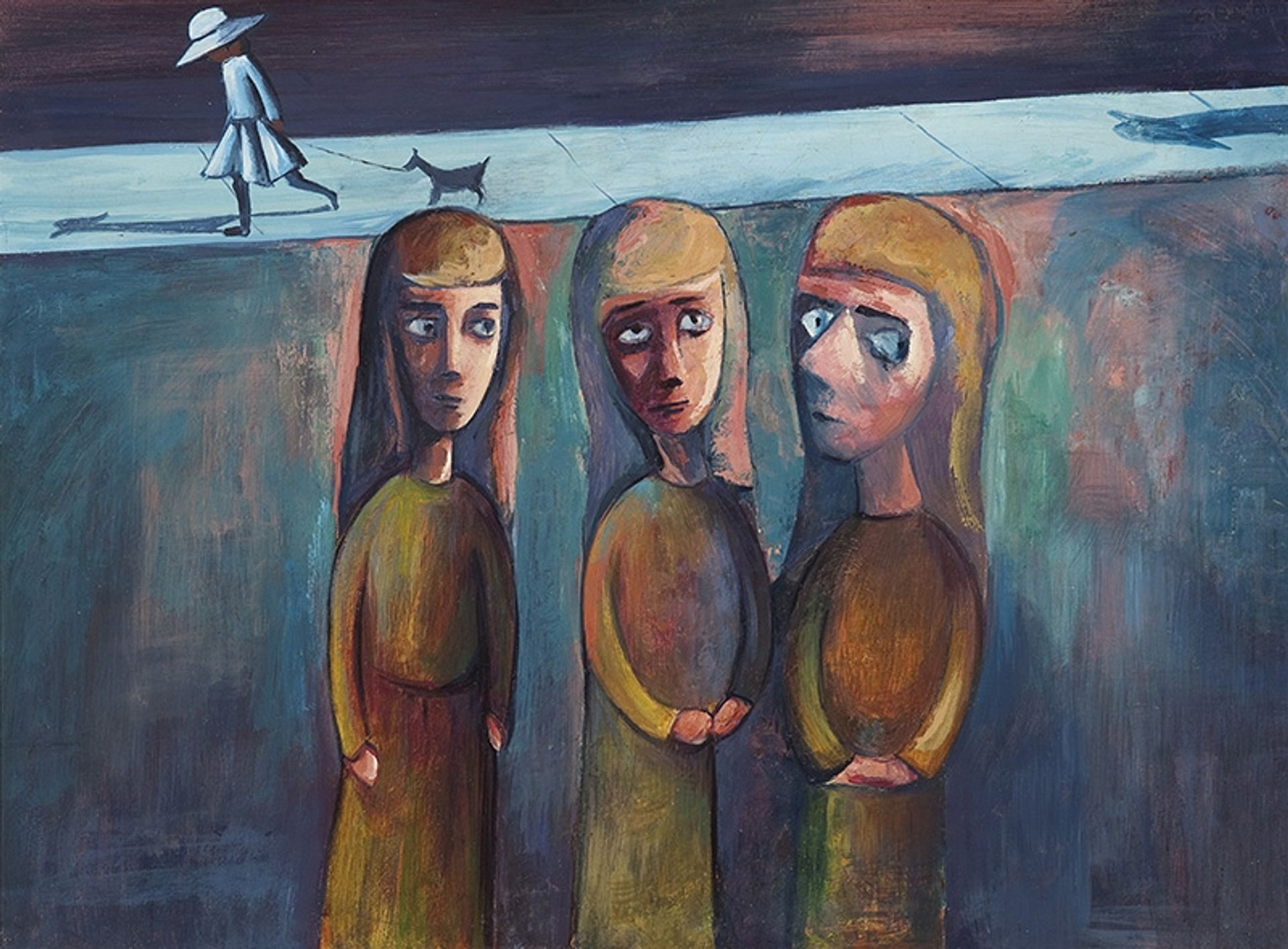 Schoolgirls by Charles Blackman