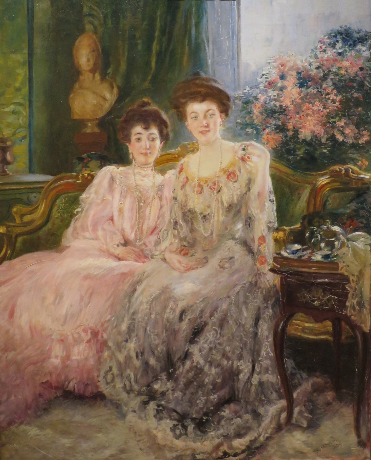 Portrait of the Kharitonenko Sisters by Paul-Albert Besnard