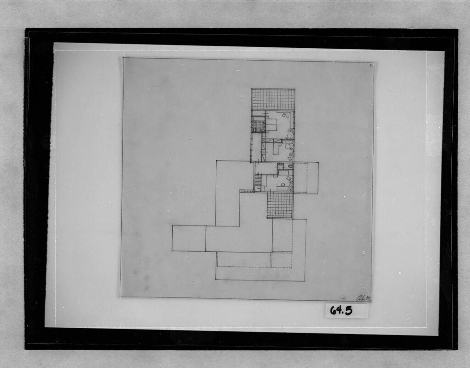 Villa, 1932-1933: Plan, 1:100 by Hanns Dustmann