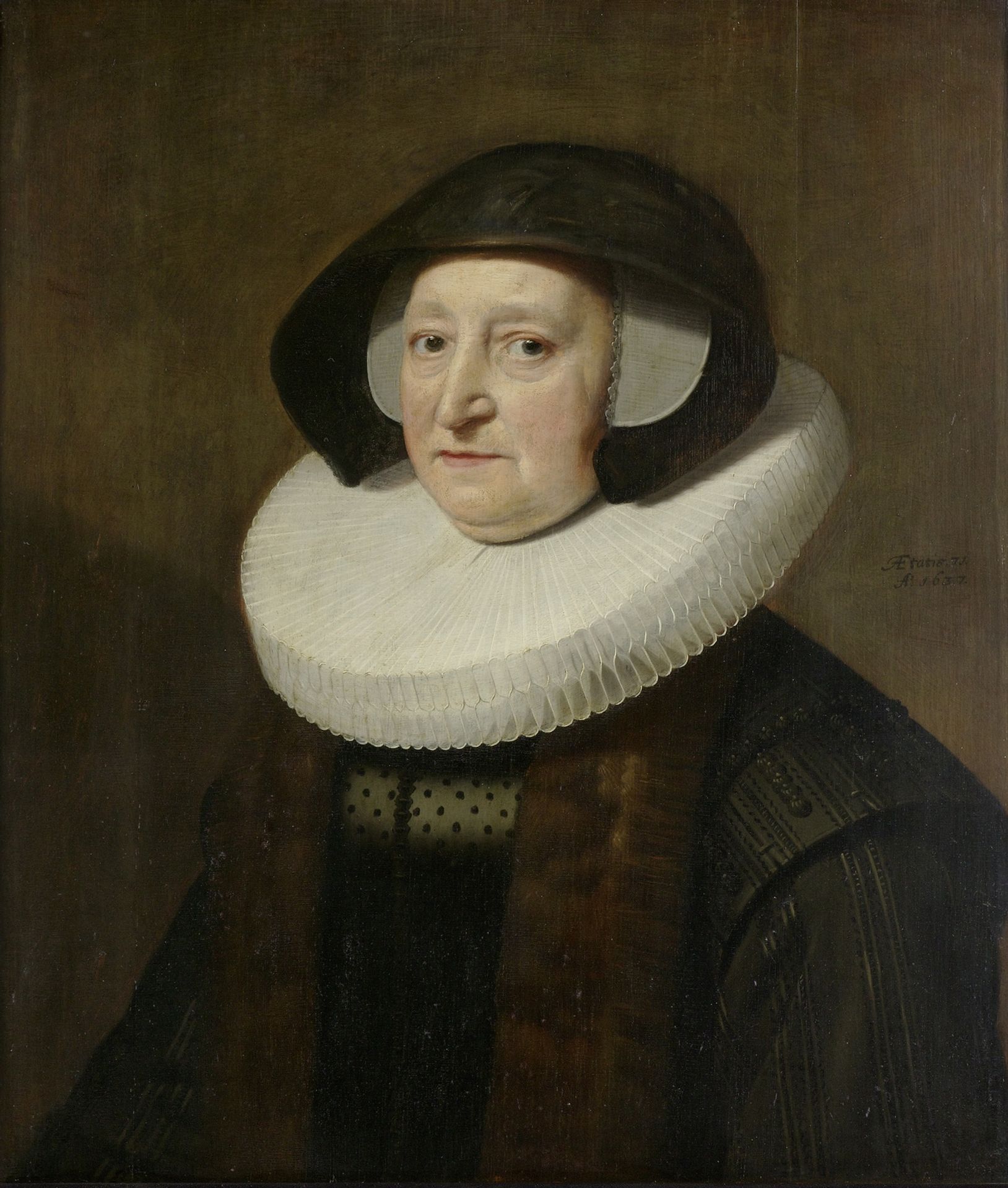 Portrait of Maria Petitpas (?-1640) by Michiel Jansz. van Mierevelt