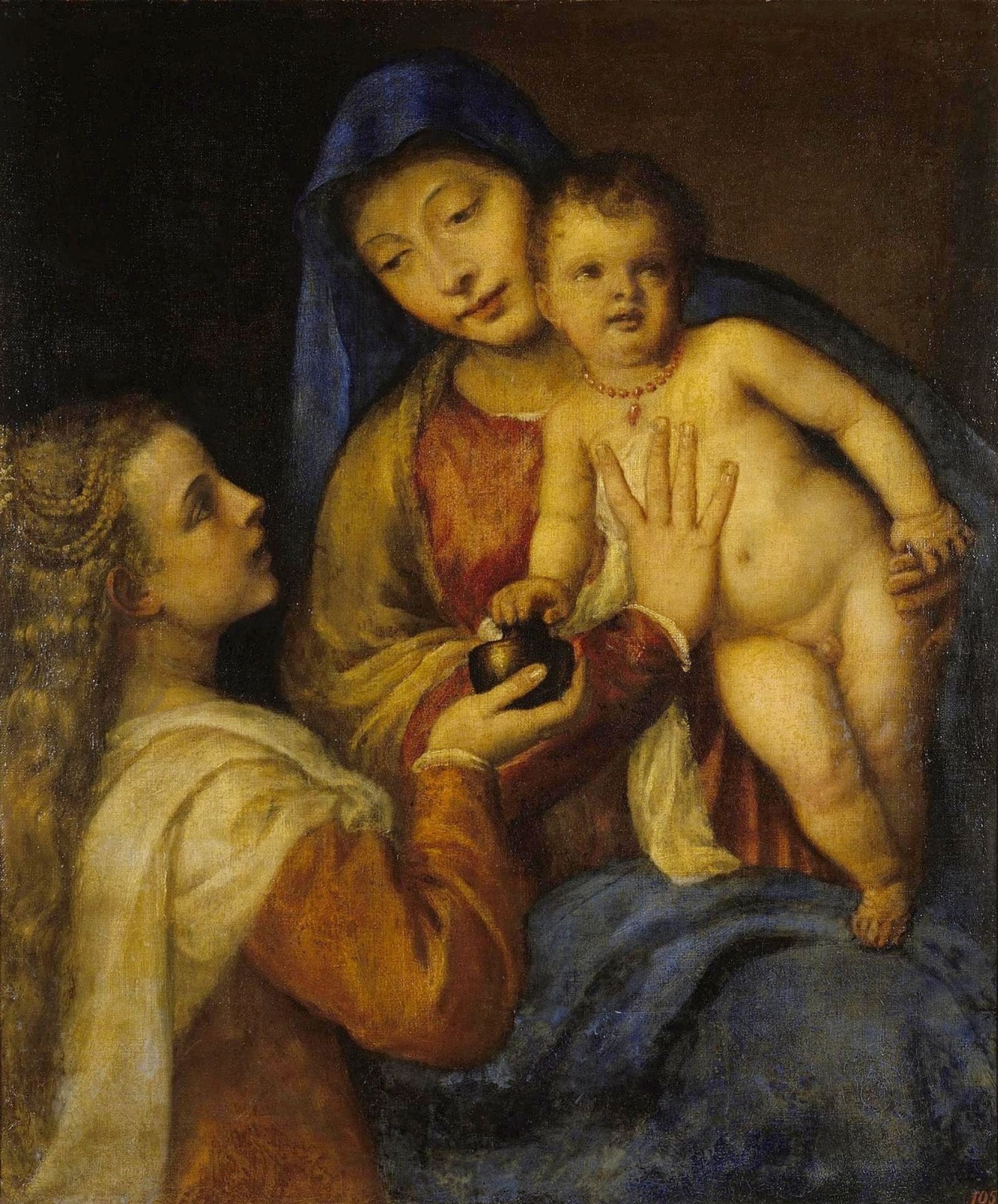 Madonna and Child with Mary Magdalene by Titian