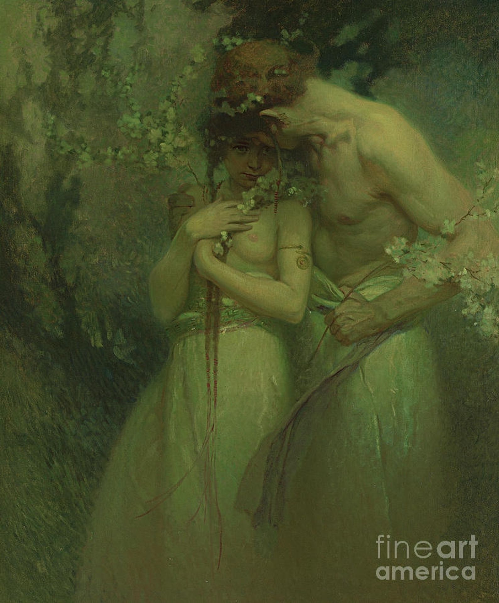 Spring Night by Alphonse Mucha