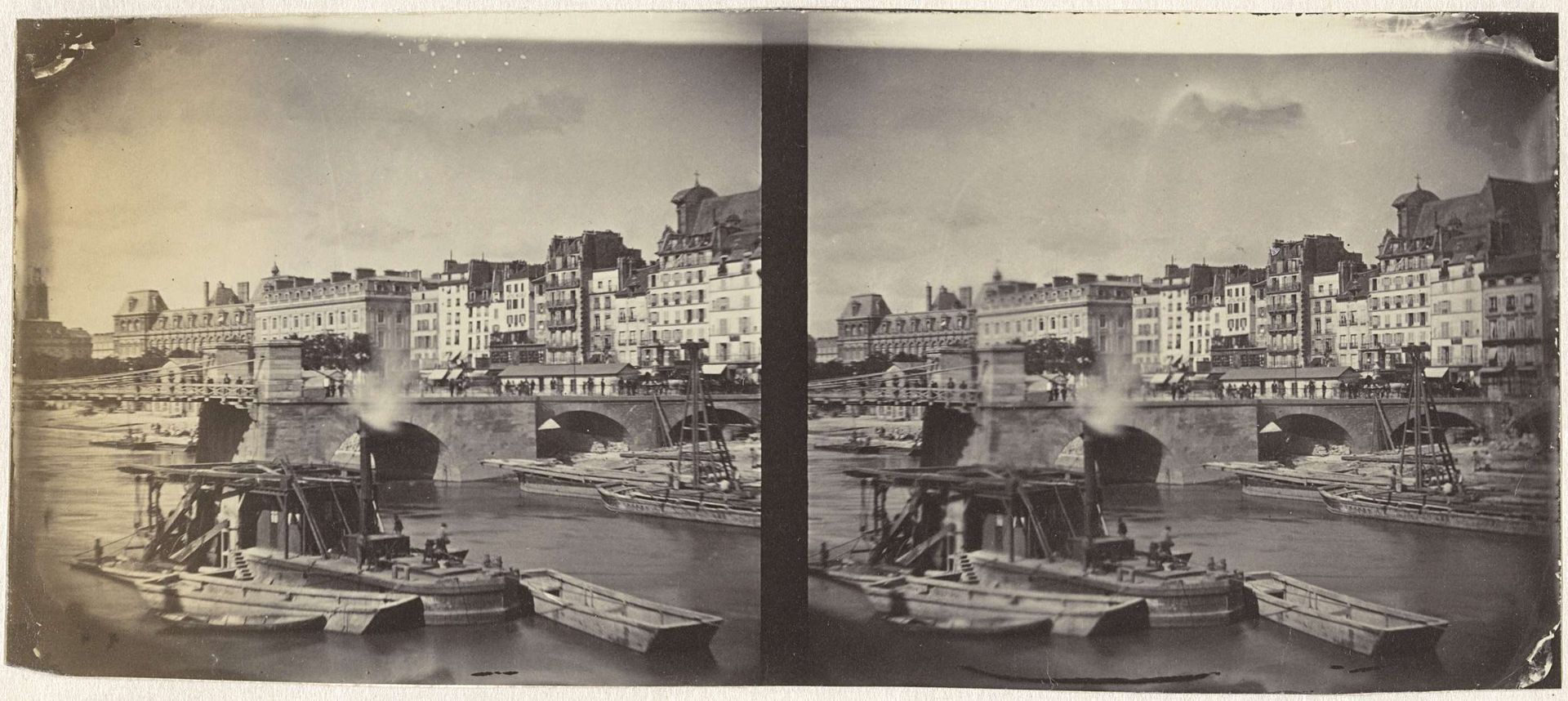Pont de la Réforme in Parijs by Charles Nègre