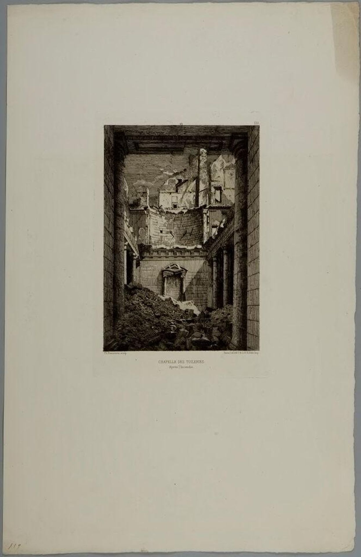 Tuilleries Chapel by Charles Joseph Beauverie